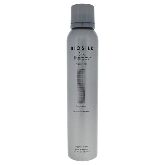 Silk Therapy Shine On by Biosilk for Unisex - 5.3 oz Hair Spray