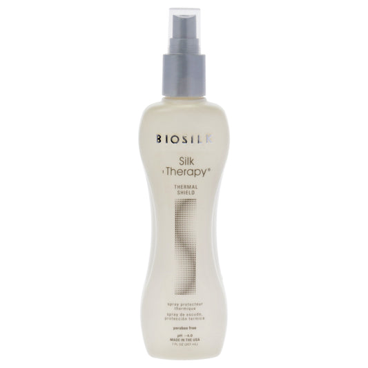 Silk Therapy Thermal Shield by Biosilk for Unisex - 7 oz Hair Spray