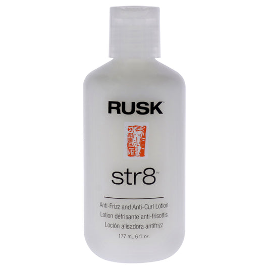 Str8 Anti-Frizz and Anti-Curl Lotion by Rusk for Unisex - 6 oz Lotion