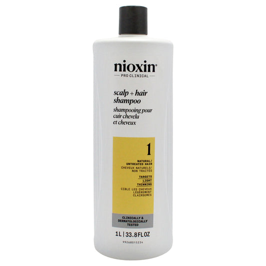 System 1 Cleanser Shampoo by Nioxin for Unisex - 33.8 oz Shampoo