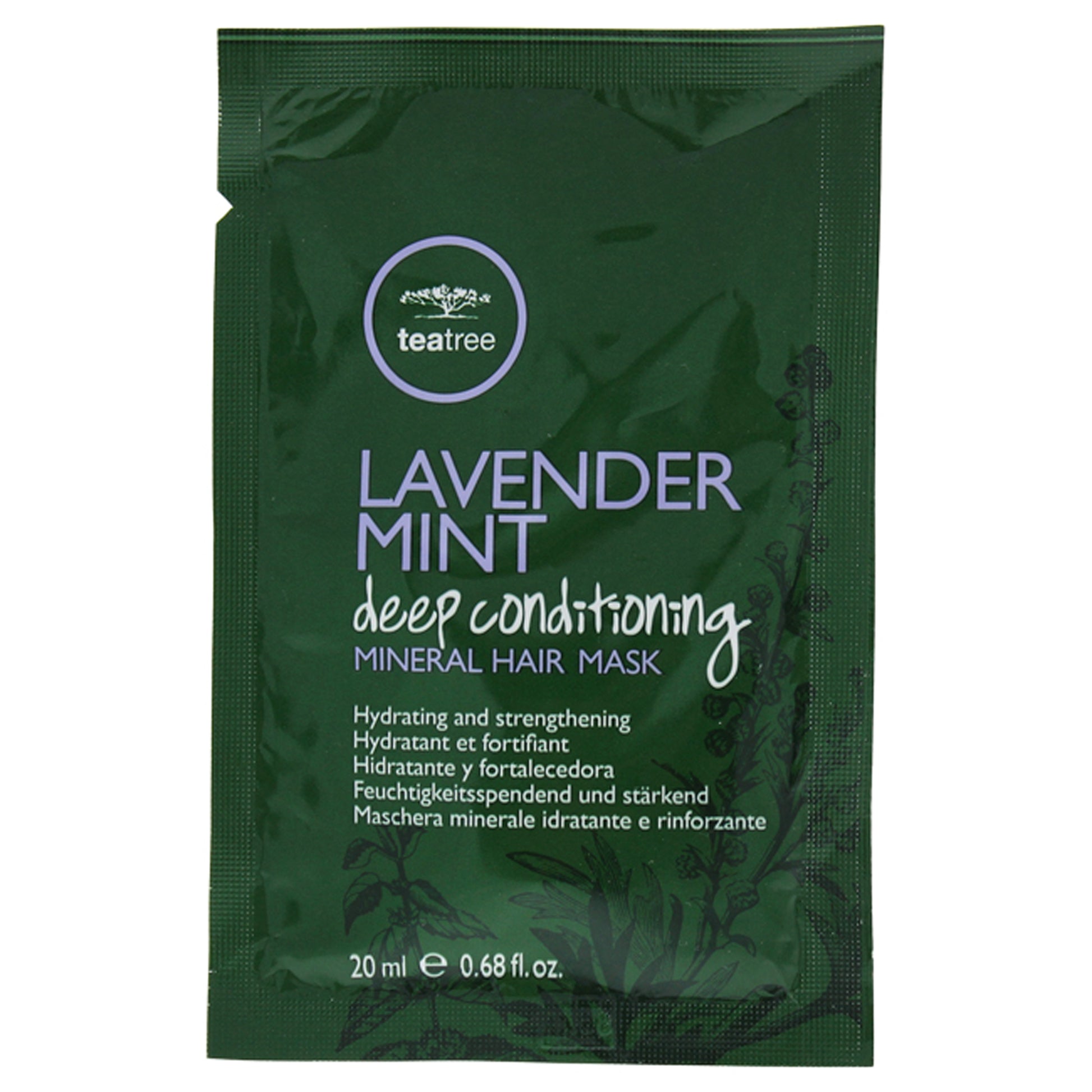 Tea Tree Lavender Mint Deep Conditioning Mineral Hair Mask by Paul Mitchell for Unisex - 0.68 oz Hair Mask