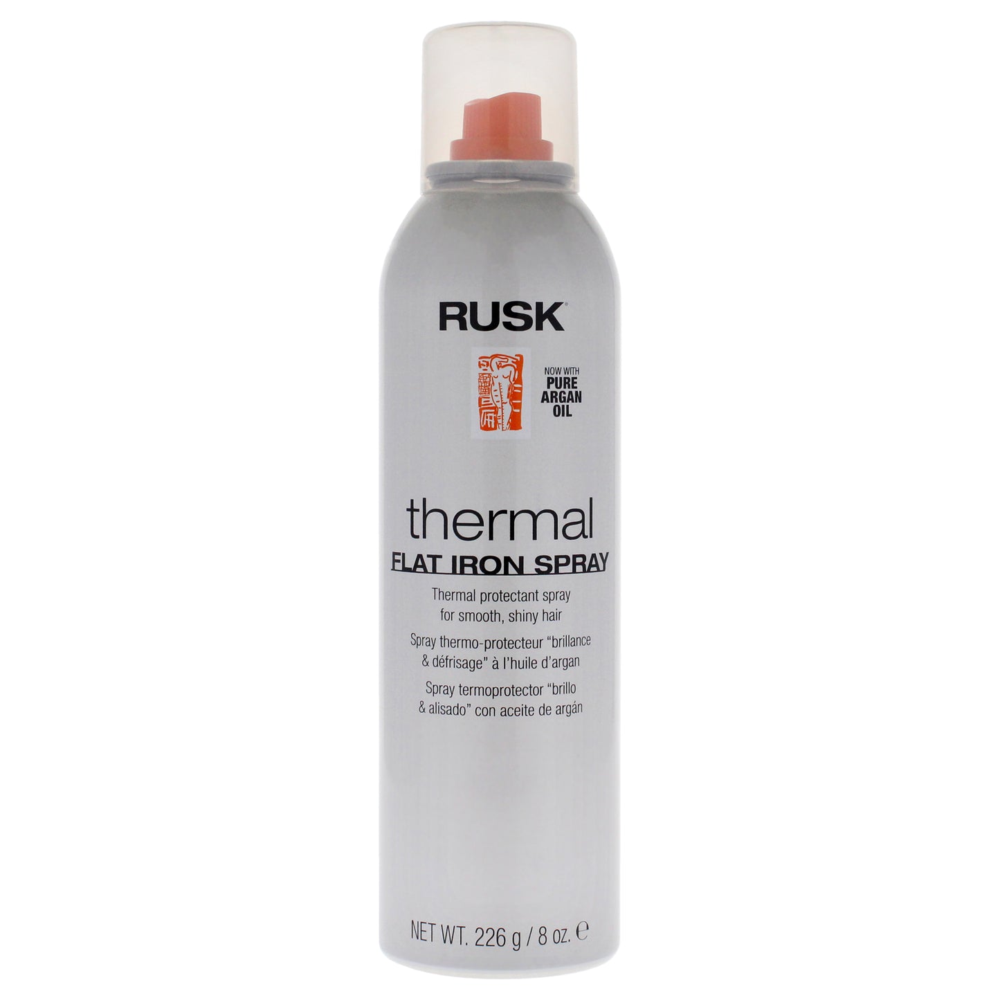 Thermal Flat Iron Spray by Rusk for Unisex - 8.8 oz Hair Spray
