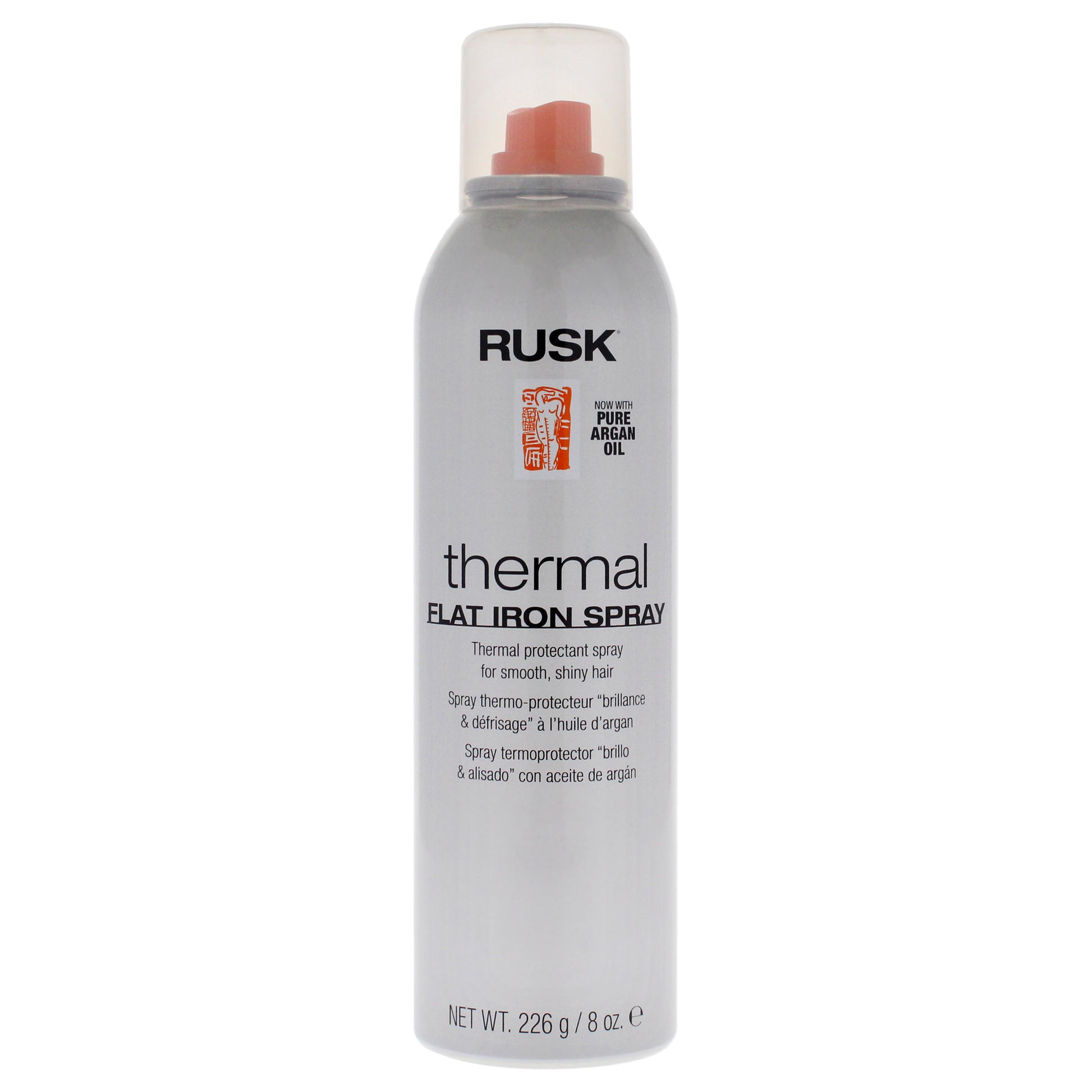 Thermal Flat Iron Spray by Rusk for Unisex - 8.8 oz Hair Spray