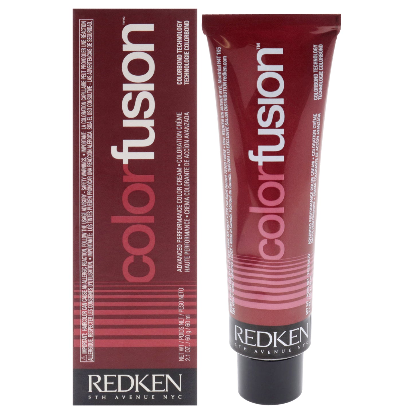 Color Fusion Color Cream Fashion - 5T Titanium by Redken for Women - 2.1 oz Hair Color