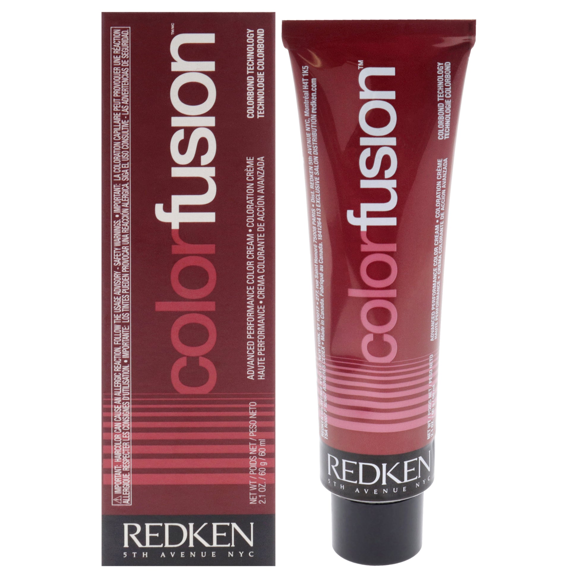 Color Fusion Color Cream Fashion - 5T Titanium by Redken for Women - 2.1 oz Hair Color