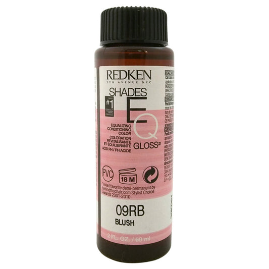 Shades EQ Color Gloss - 09RB Blush by Redken for Women - 2 oz Hair Color