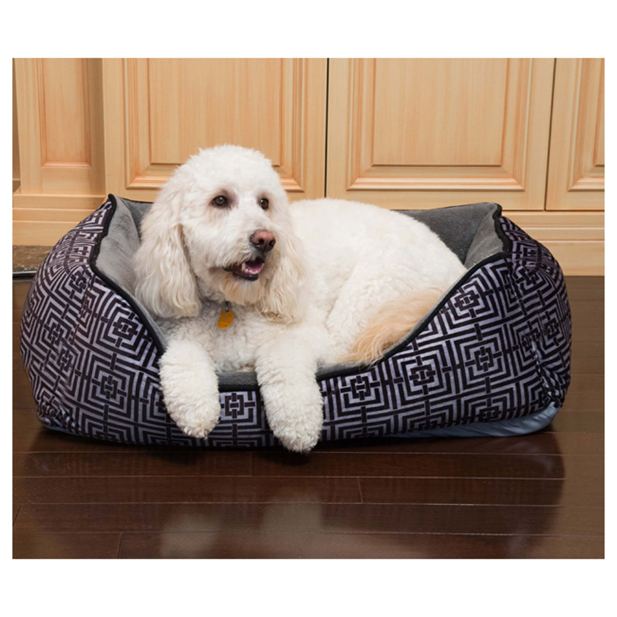 Trellis Cuddler Pet Bed - 24 x 36 x 12 Inch by Pet Maison for Unisex - 1 Pc Pet Bed