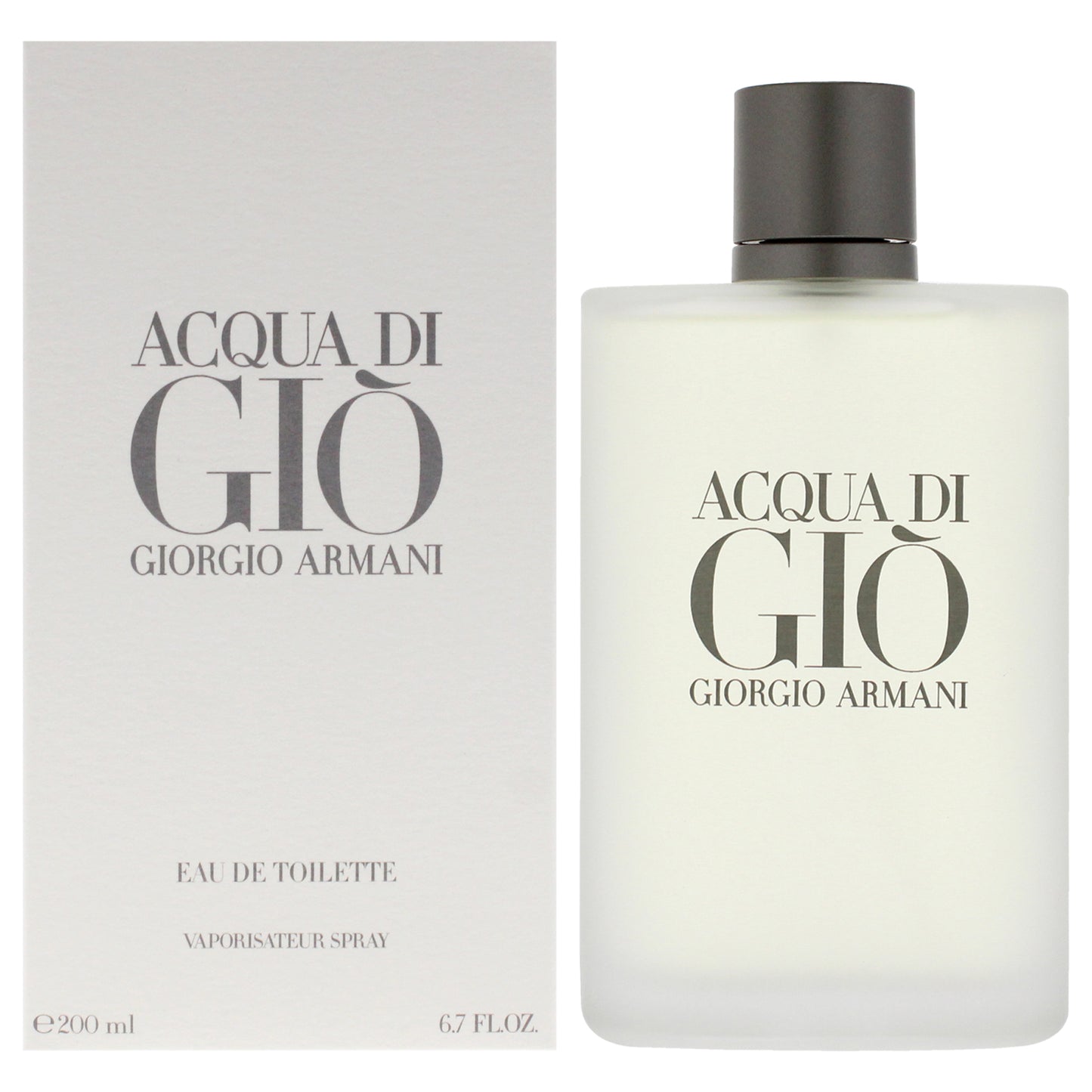Acqua Di Gio by Giorgio Armani for Men - 6.7 oz EDT Spray (Refillable)