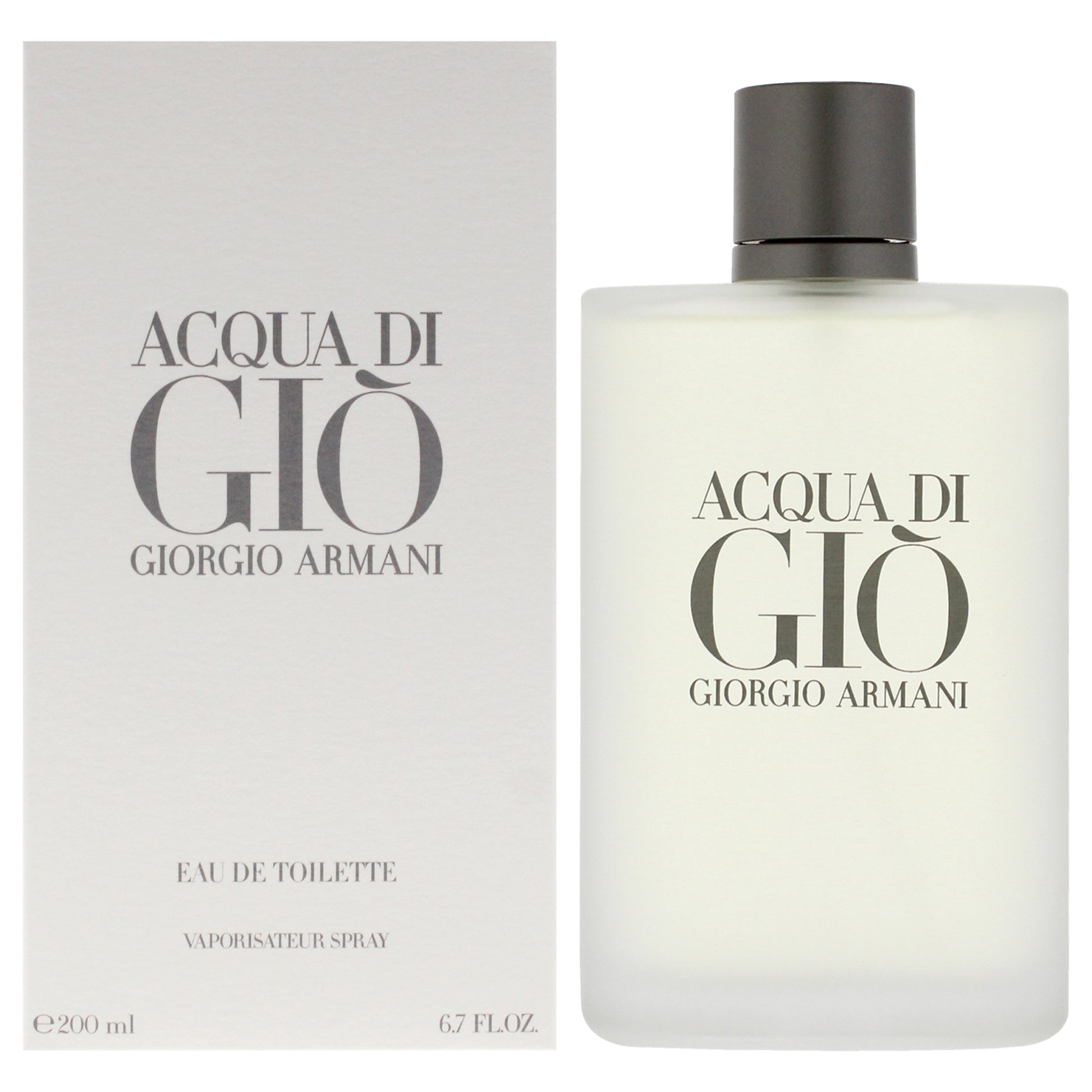 Acqua Di Gio by Giorgio Armani for Men - 6.7 oz EDT Spray (Refillable)