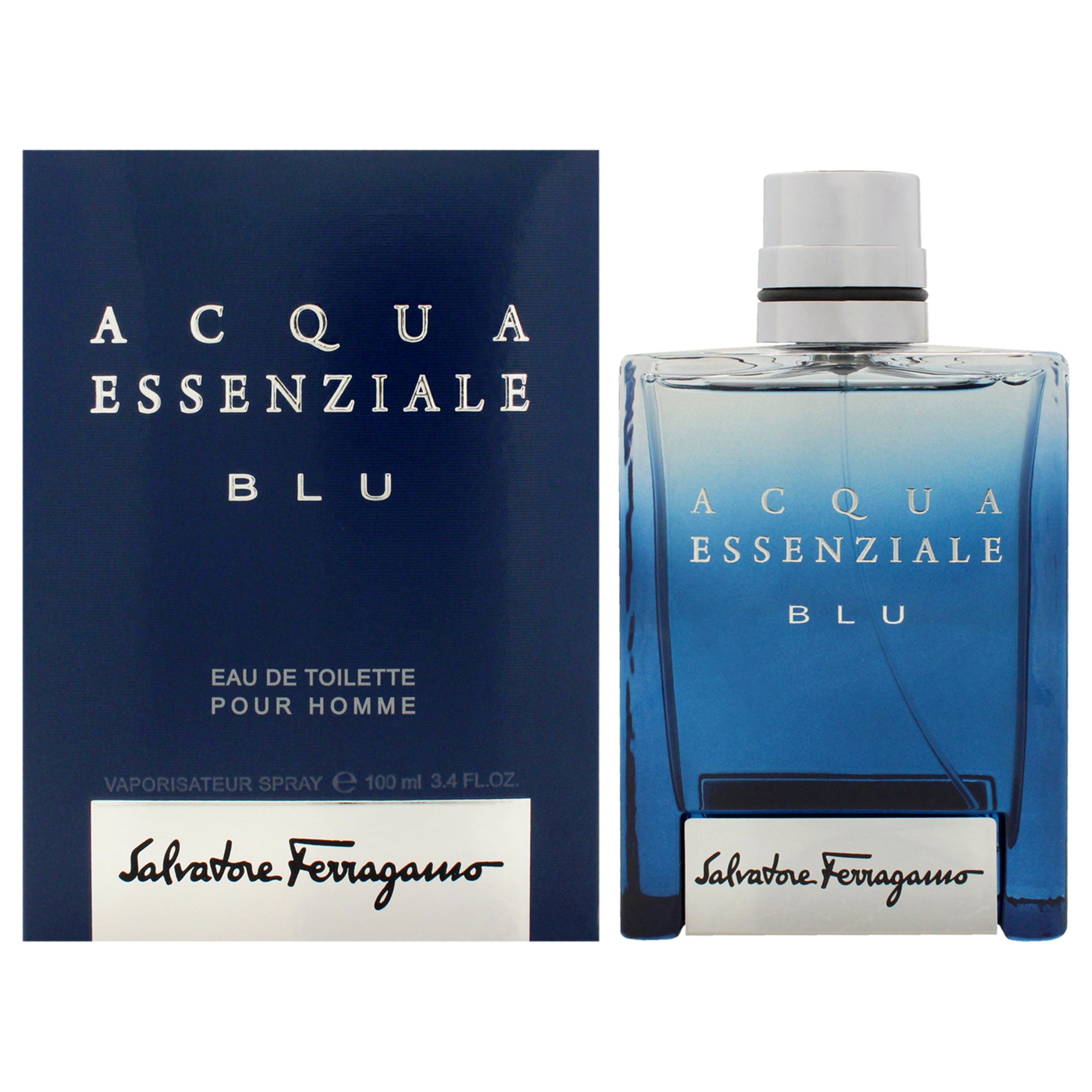 Acqua Essenziale Blu by Salvatore Ferragamo for Men - 3.4 oz EDT Spray