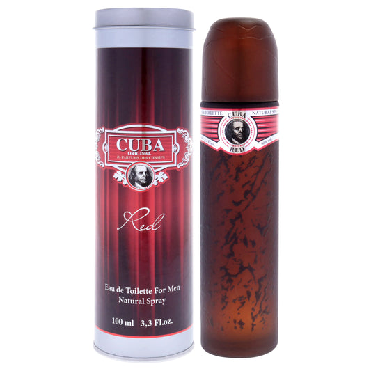 Cuba Red by Cuba for Men - 3.3 oz EDT Spray