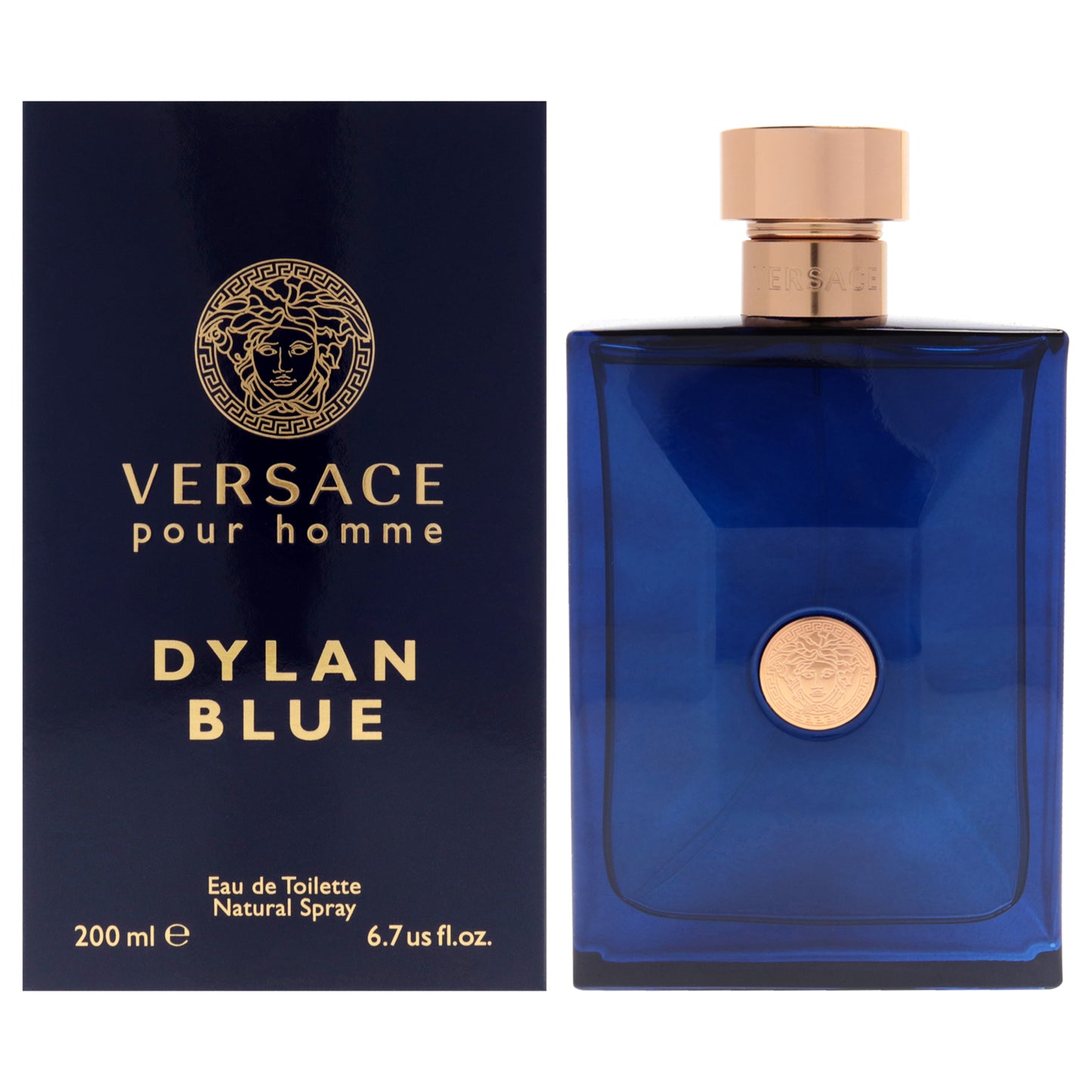 Dylan Blue by Versace for Men - 6.7 oz EDT Spray