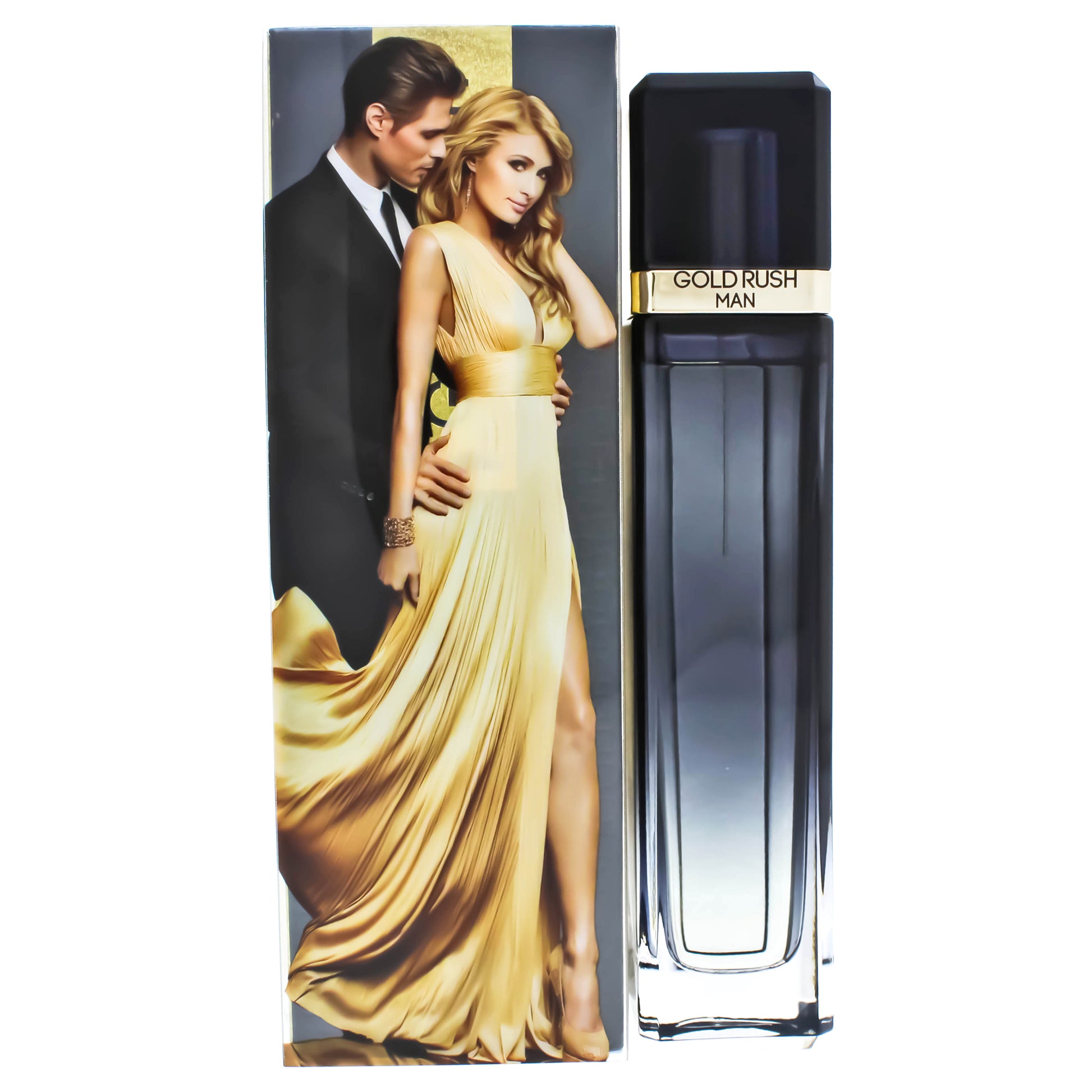 Gold Rush by Paris Hilton for Men - 3.4 oz EDT Spray