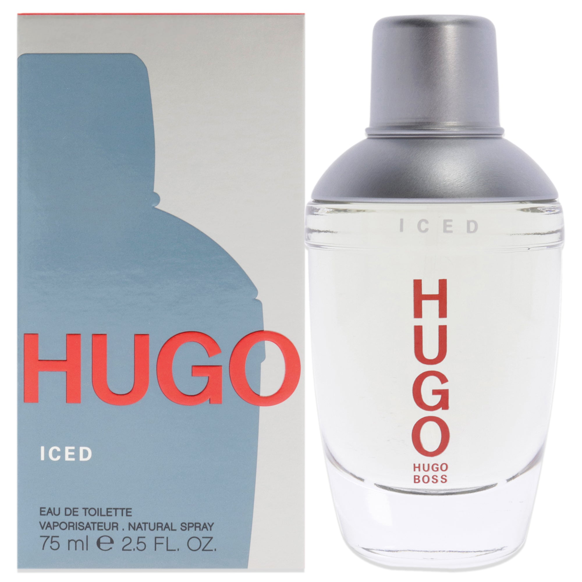 Hugo Iced by Hugo Boss for Men - 2.5 oz EDT Spray