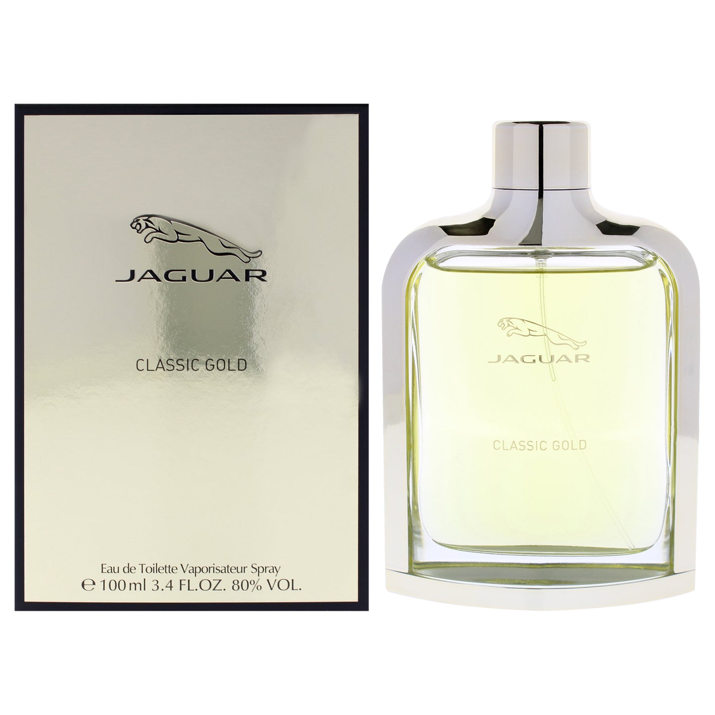 Jaguar Classic Gold by Jaguar for Men - 3.4 oz EDT Spray
