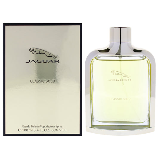 Jaguar Classic Gold by Jaguar for Men - 3.4 oz EDT Spray