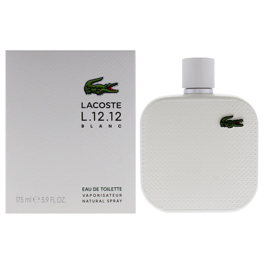 Lacoste Eau De Lacoste L.12.12 Blanc by Lacoste for Men - 5.9 oz EDT Spray