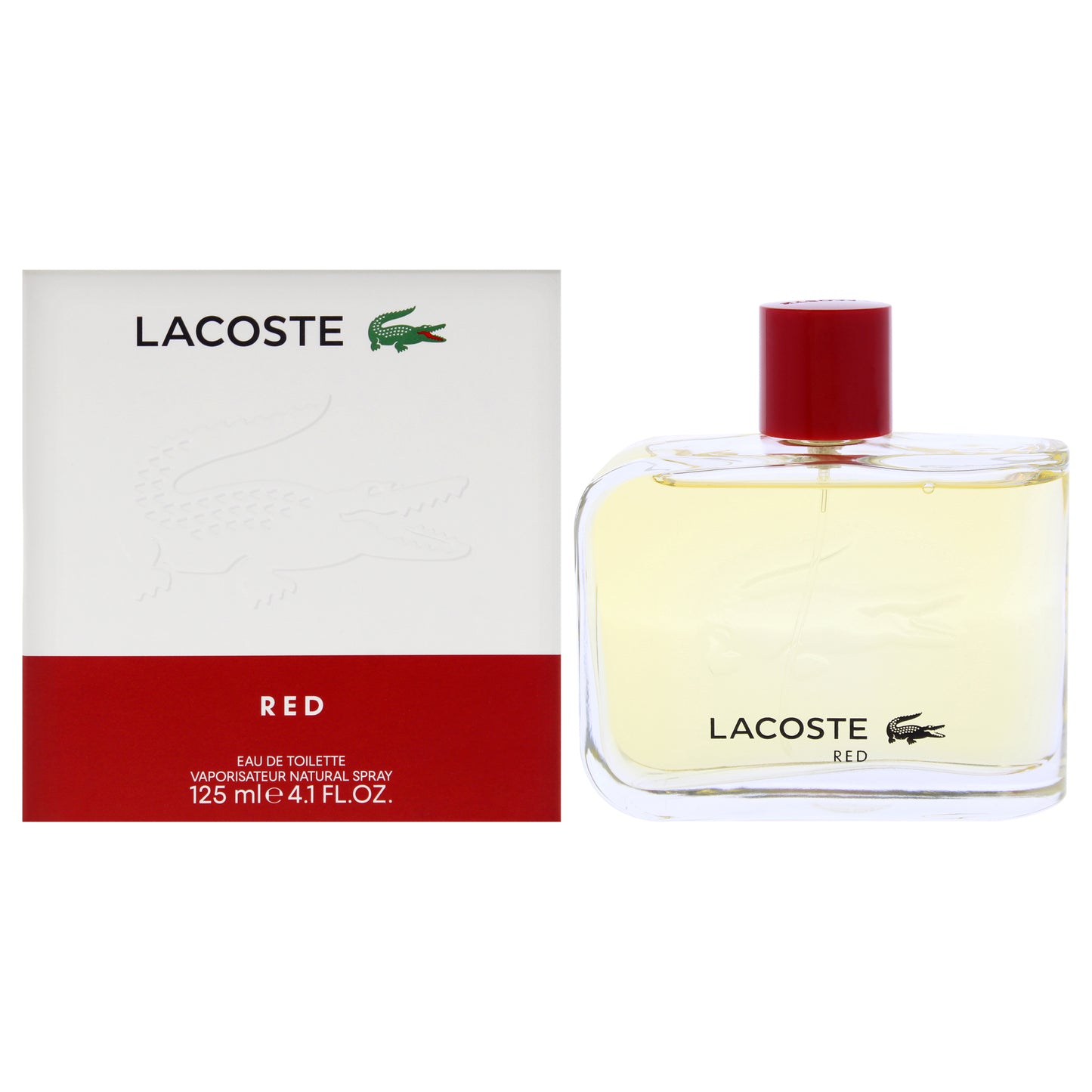 Lacoste Red by Lacoste for Men - 4.2 oz EDT Spray