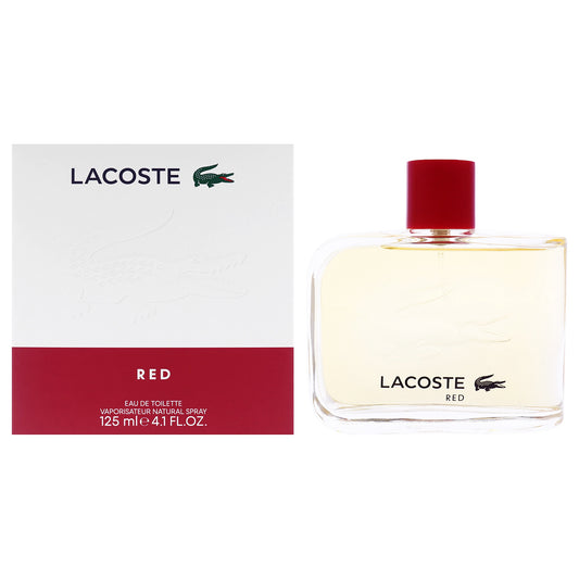 Lacoste Red by Lacoste for Men - 4.1 oz EDT Spray