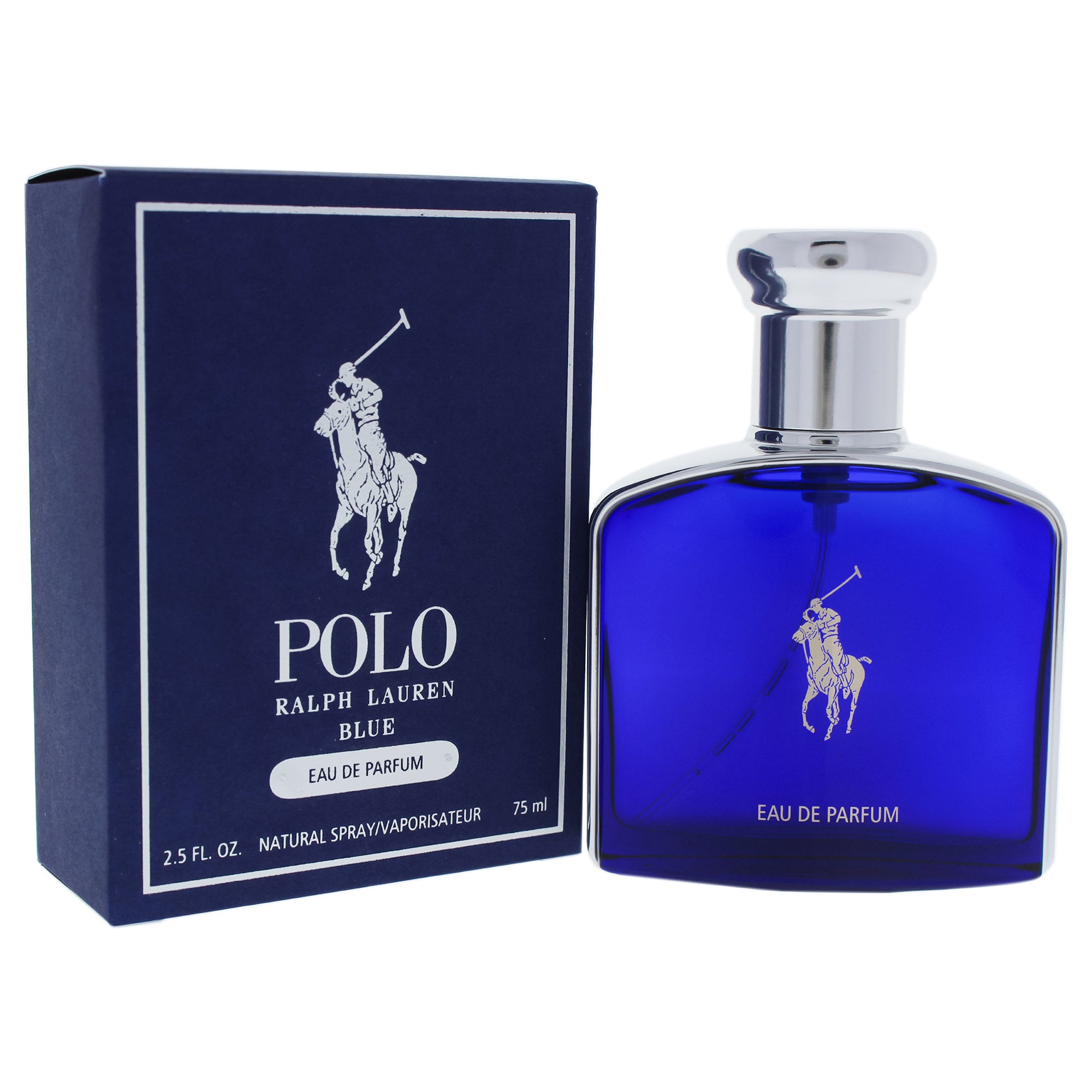 Polo Blue by Ralph Lauren for Men - 2.5 oz EDP Spray (Refillable)