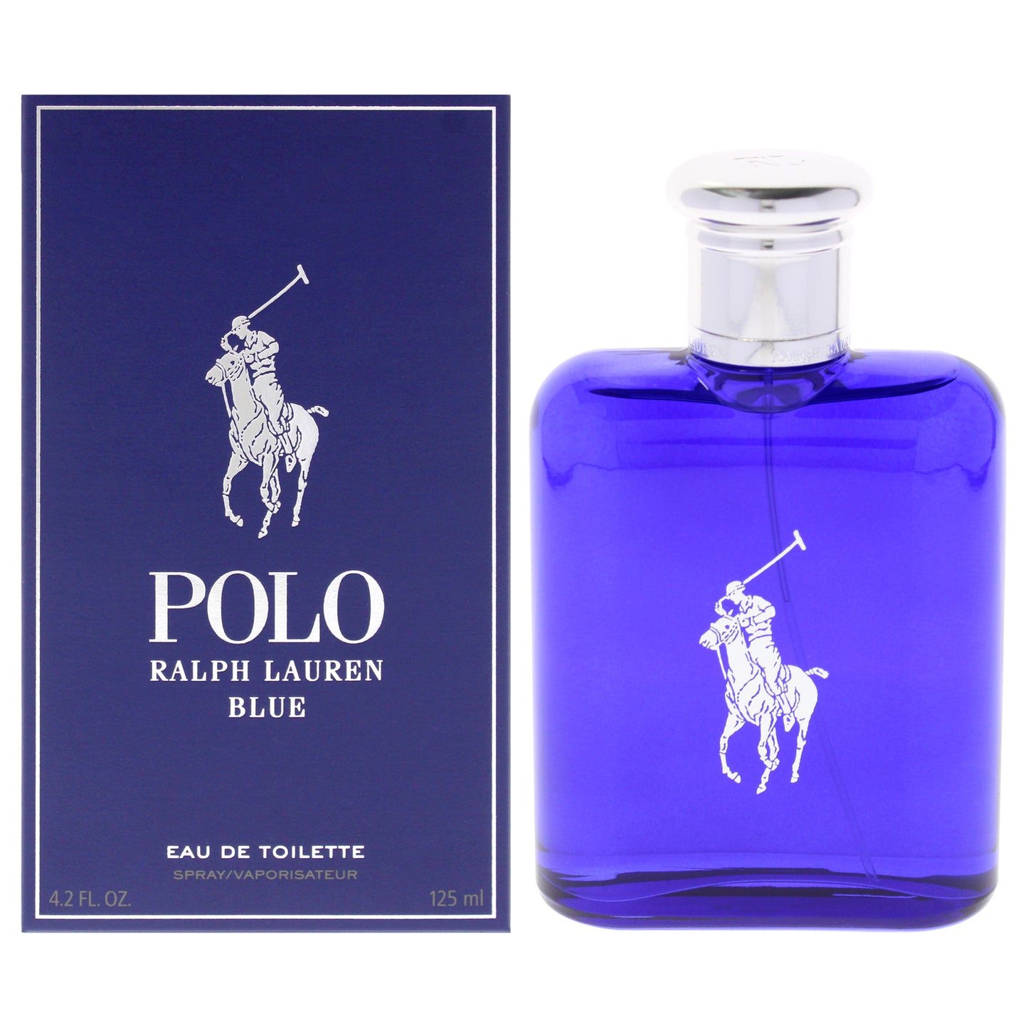 Polo Blue 4.2 oz EDT Spray (Refillable)