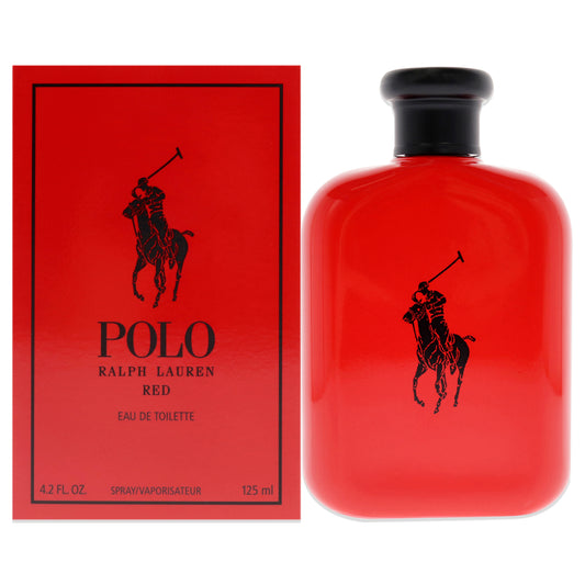 Polo Red by Ralph Lauren for Men - 4.2 oz EDT Spray (Refillable)
