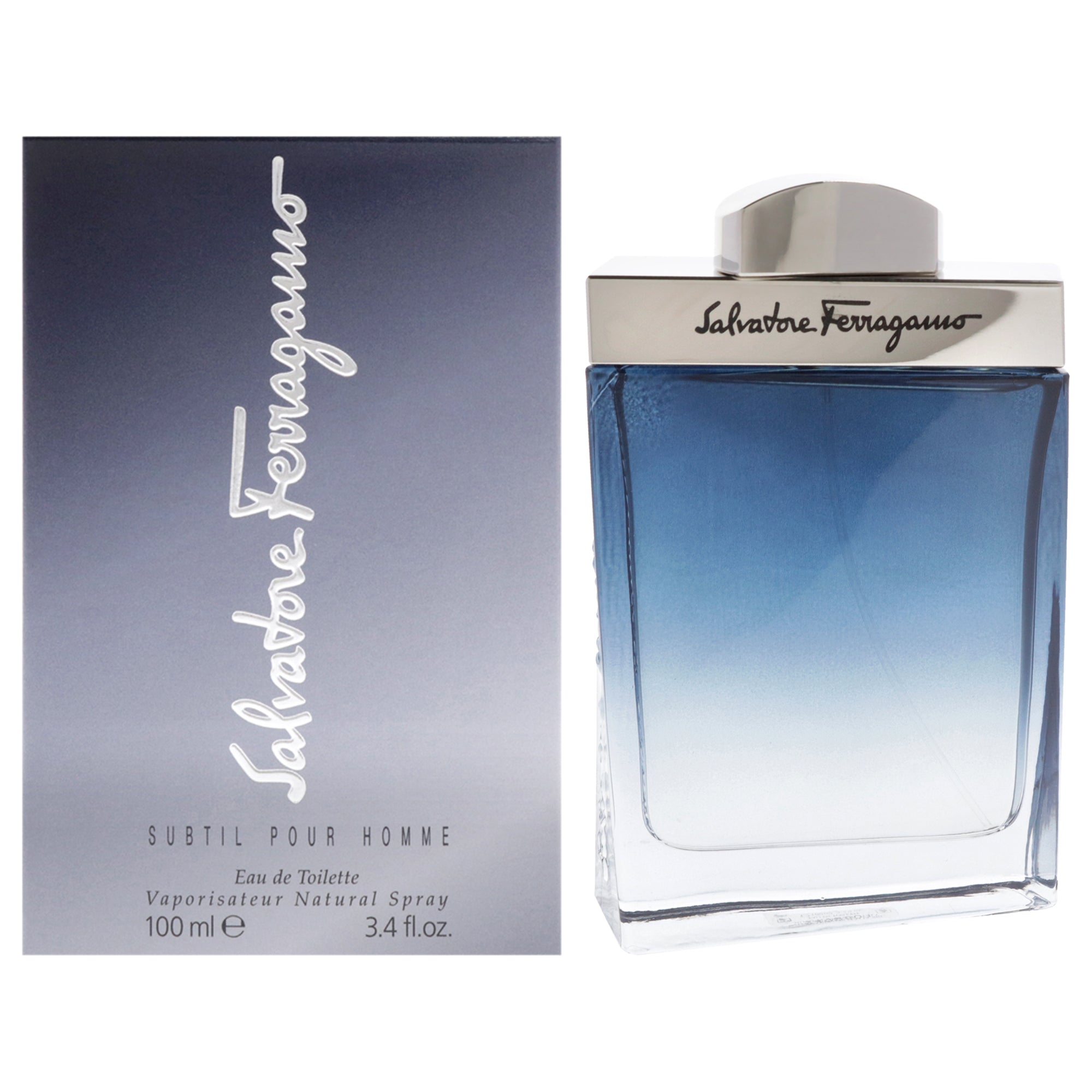 Subtil by Salvatore Ferragamo for Men - 3.4 oz EDT Spray