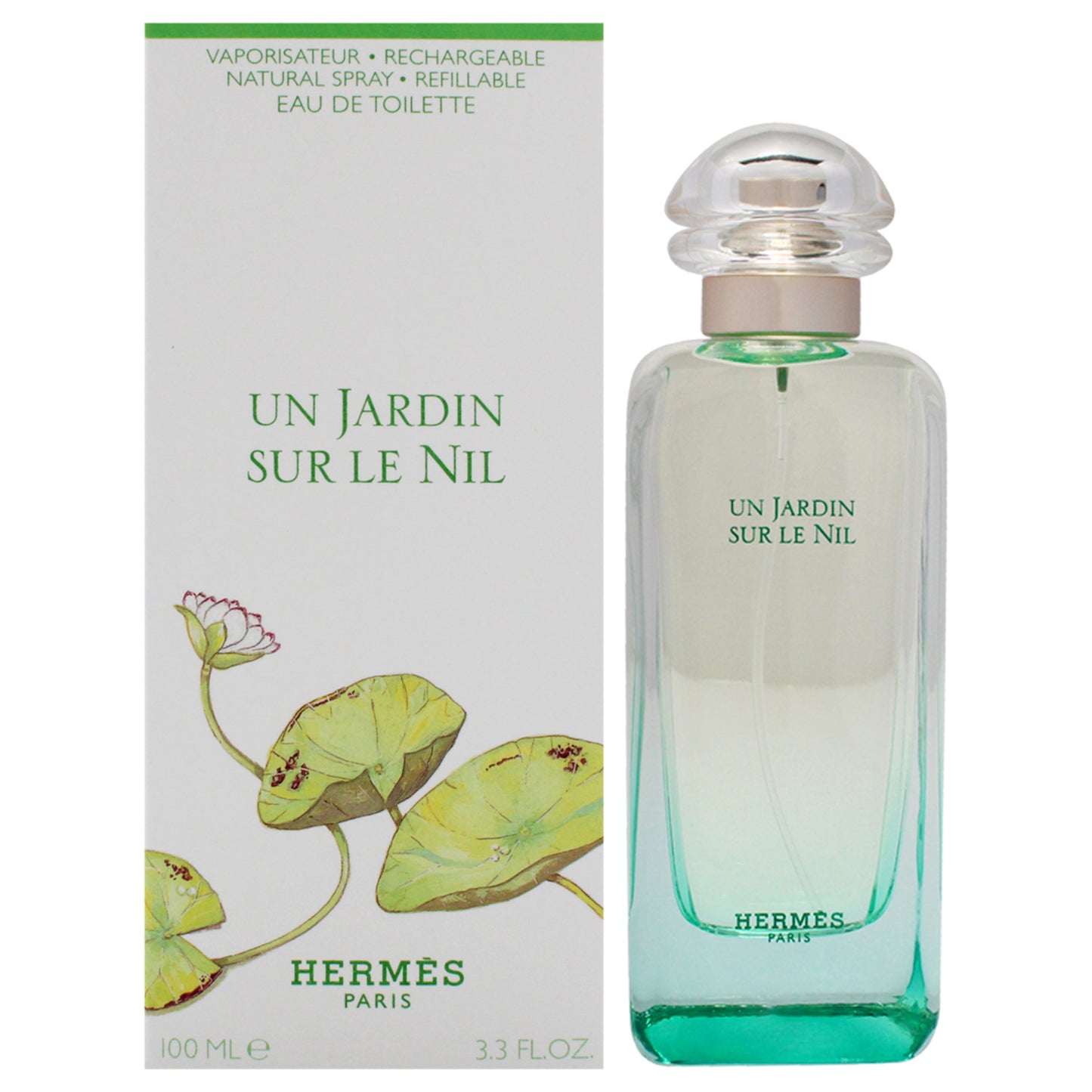 Un Jardin Sur Le Nil by Hermes for Unisex - 3.3 oz EDT Spray (Refillable)