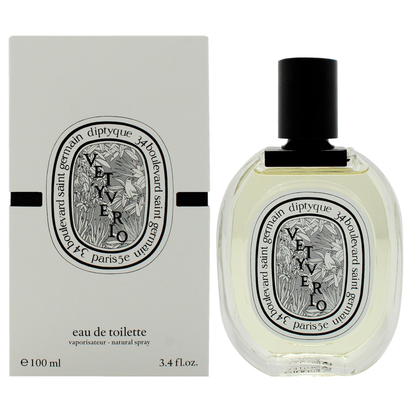 Vetyverio by Diptyque for Unisex - 3.4 oz EDT Spray