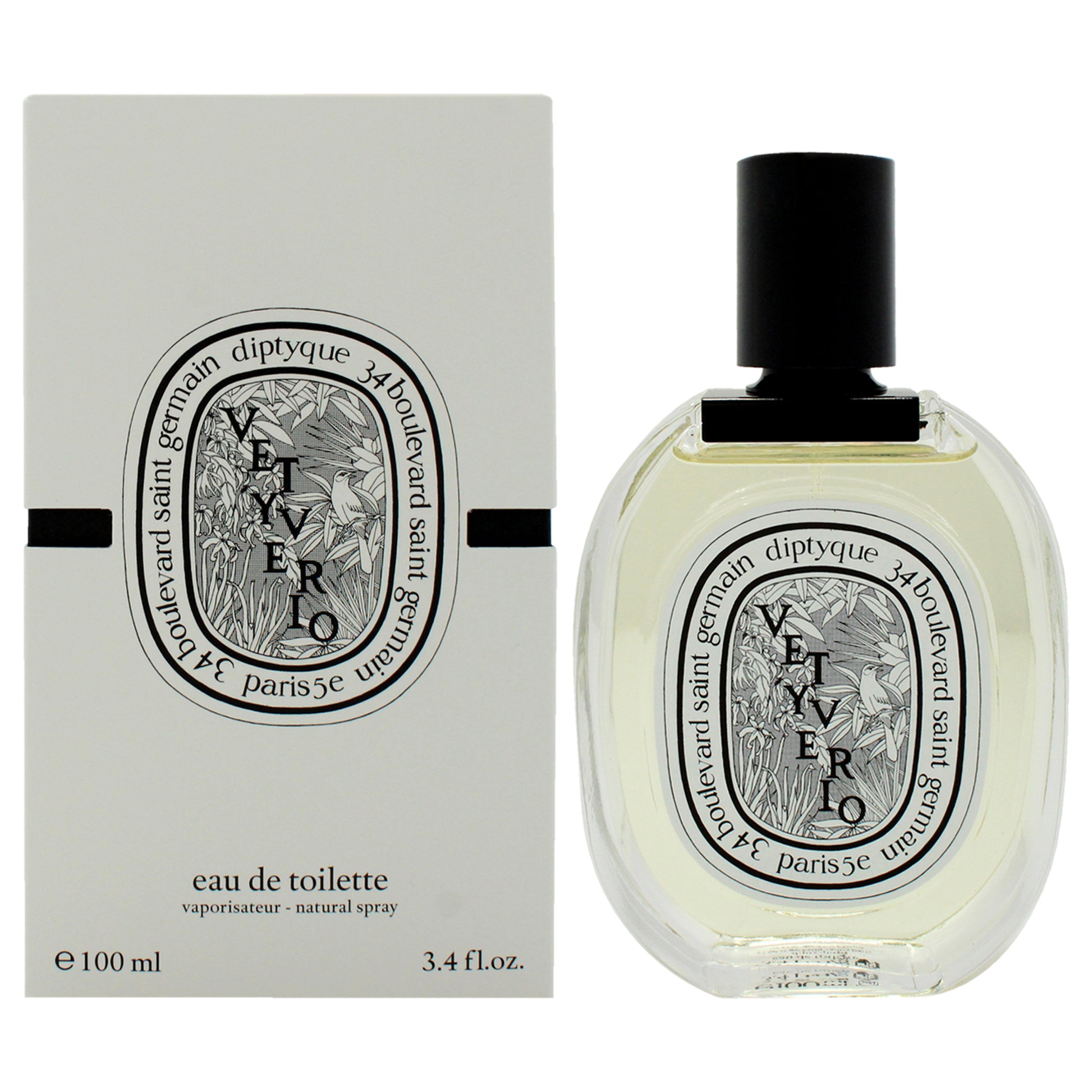 Vetyverio by Diptyque for Unisex - 3.4 oz EDT Spray