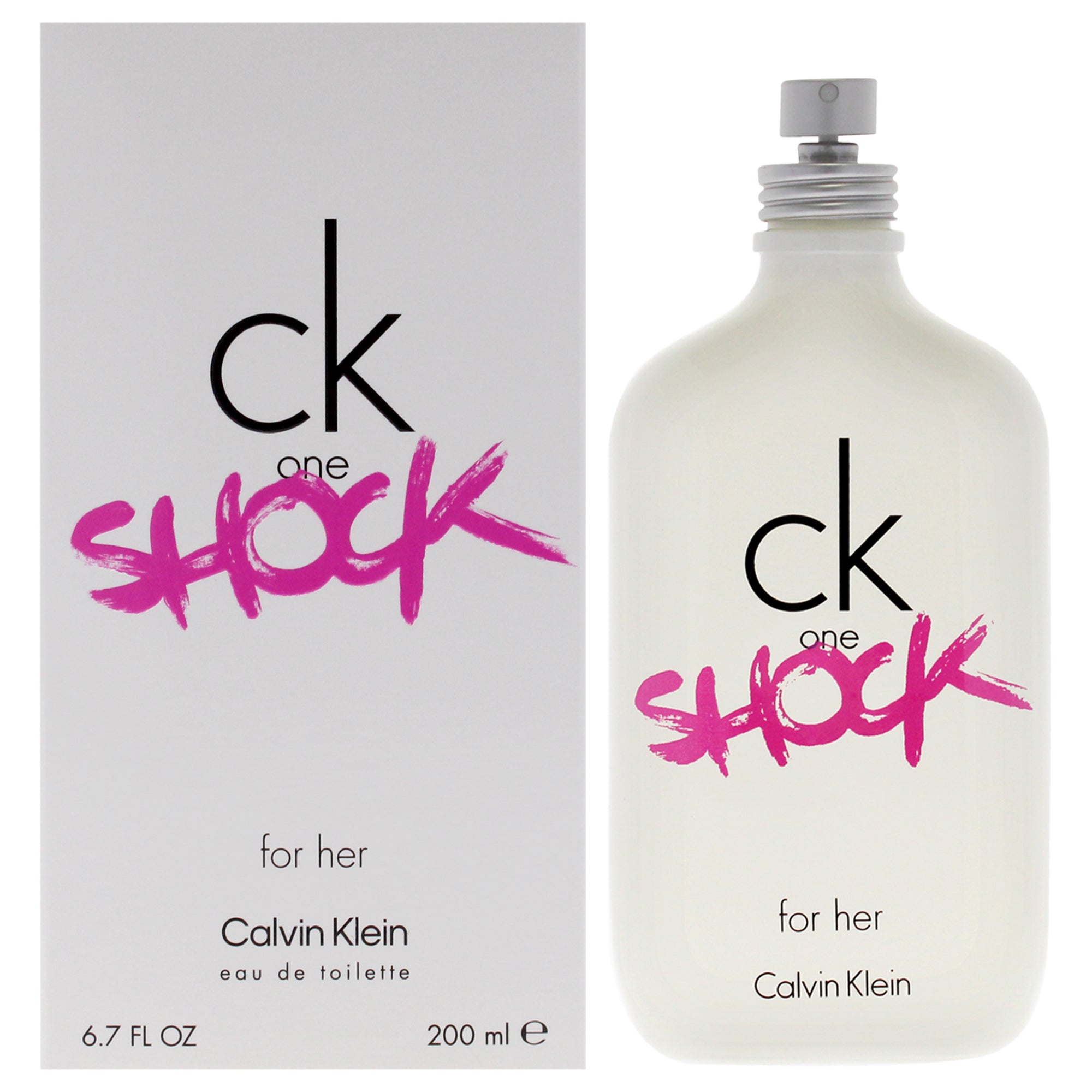 CK One Shock For Her by Calvin Klein for Women - 6.7 oz EDT Spray