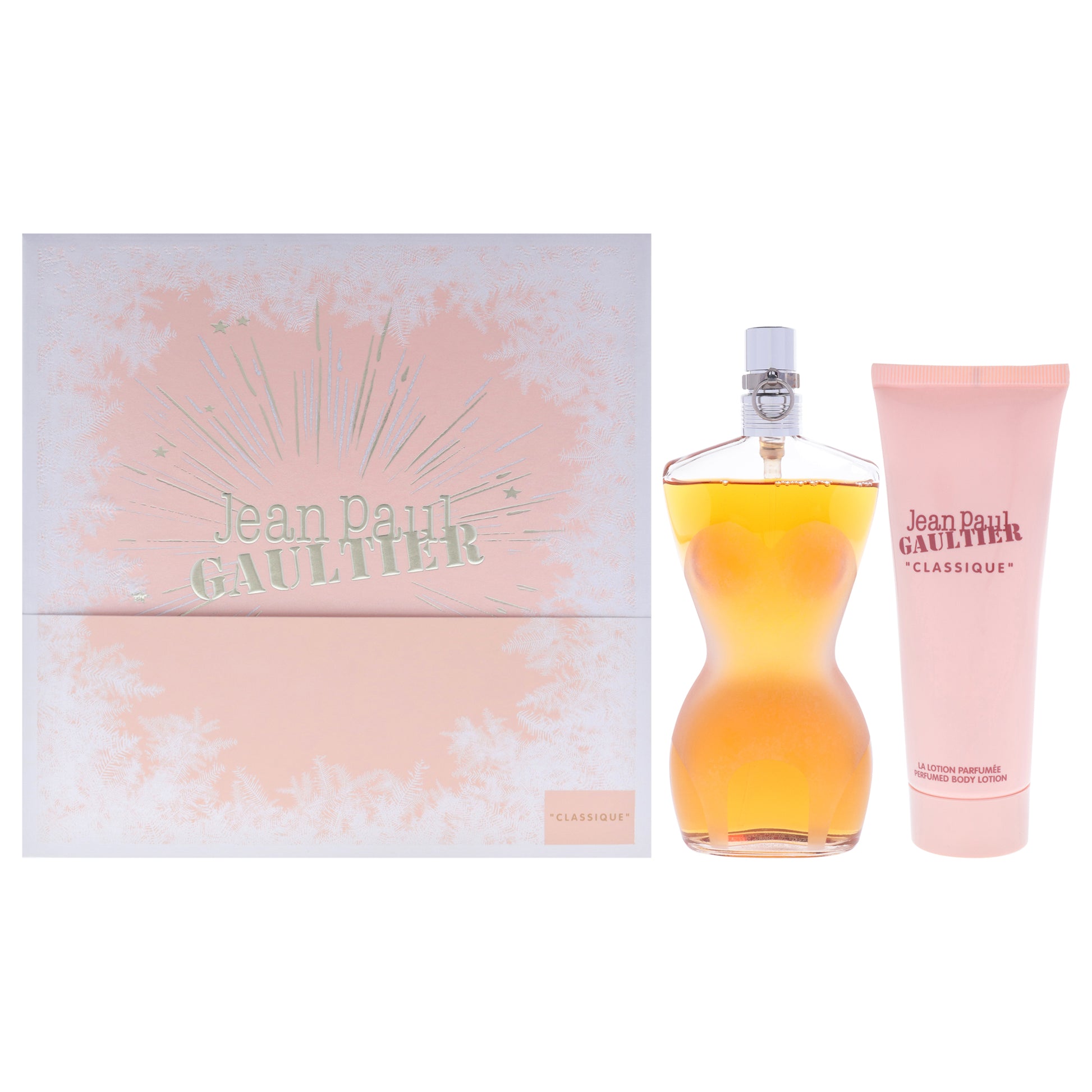 Classique by Jean Paul Gaultier for Women - 2 Pc Gift Set 3.4oz EDT Spray, 2.5oz Perfumed Body Lotion