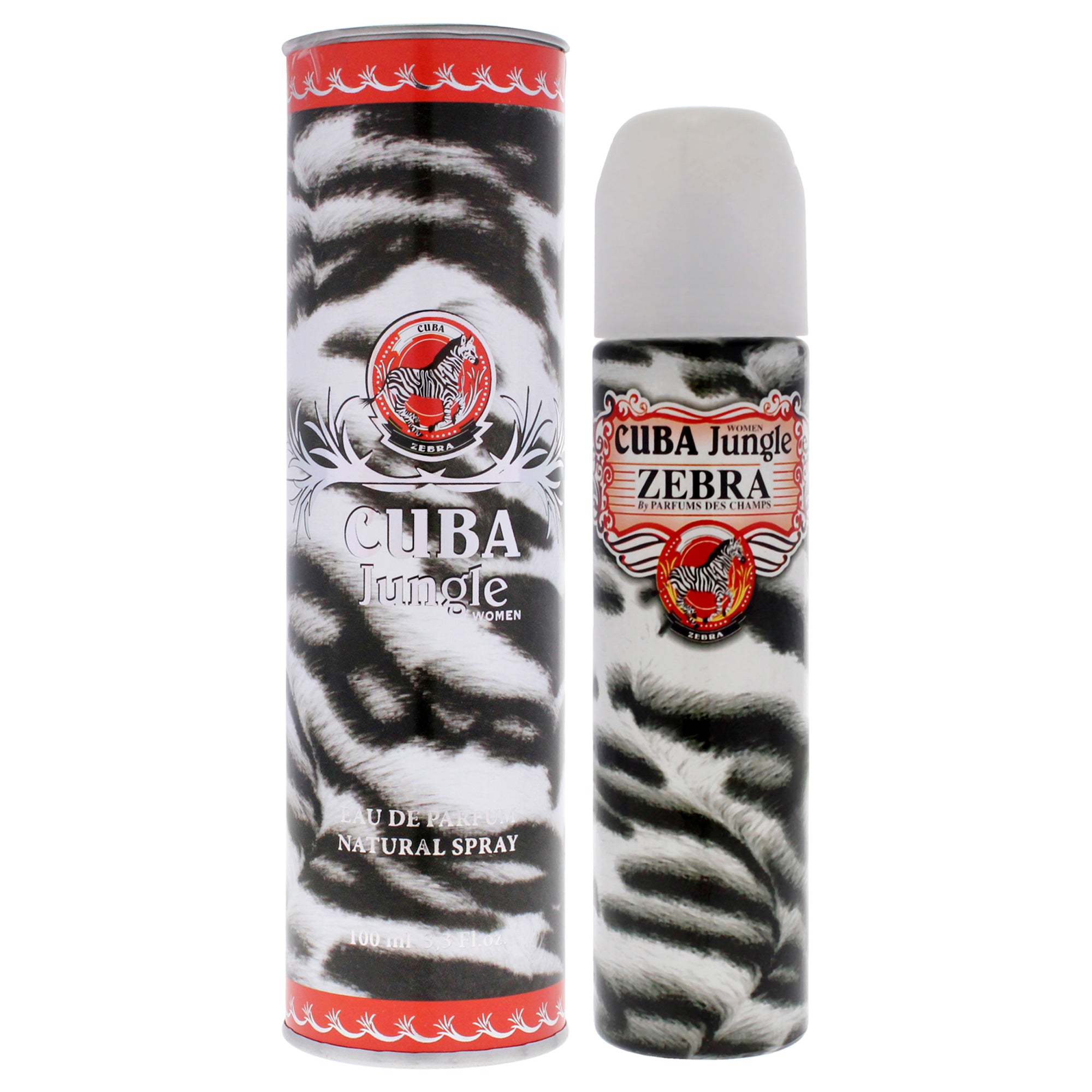 Cuba Jungle Zebra by Cuba for Women - 3.3 oz EDP Spray