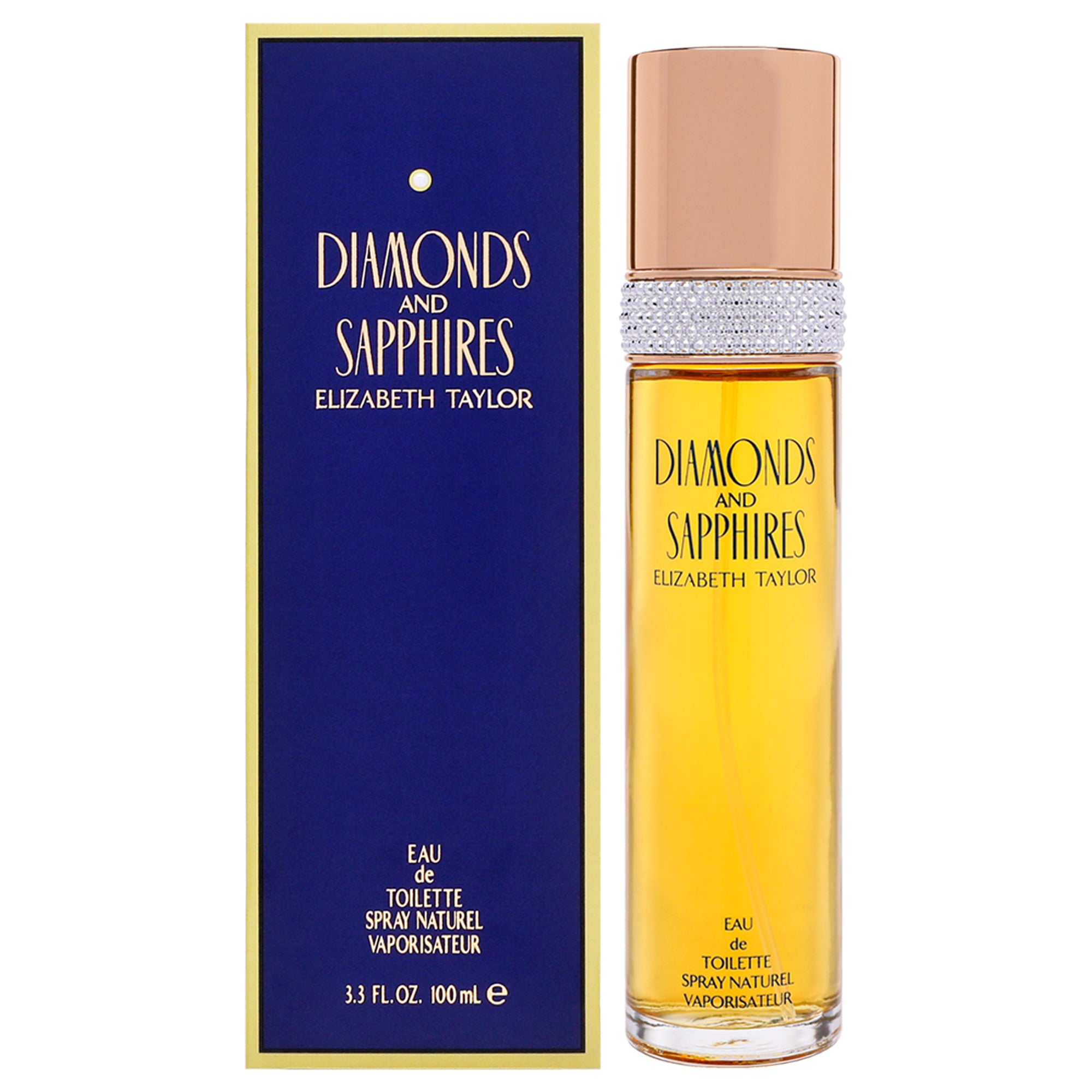 Diamonds and Sapphires by Elizabeth Taylor for Women - 3.3 oz EDT Spray