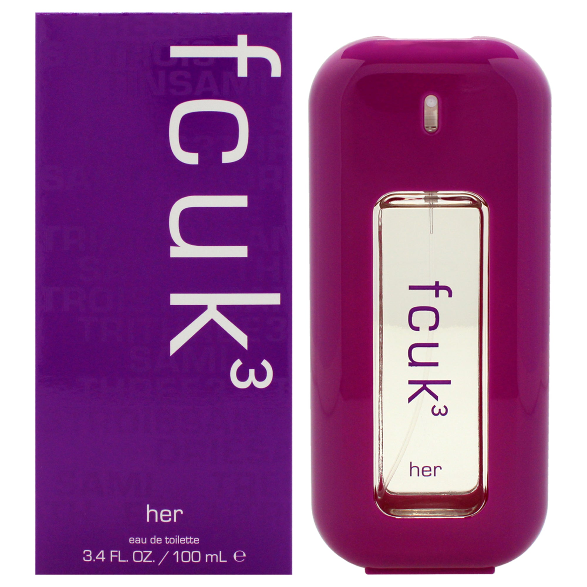 Fcuk 3 by French Connection UK for Women - 3.4 oz EDT Spray