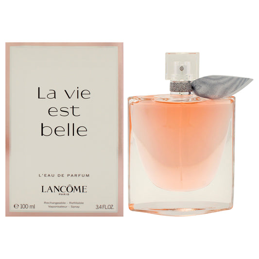 La Vie Est Belle by Lancome for Women - 3.4 oz LEau de Parfum Spray (Refillable)