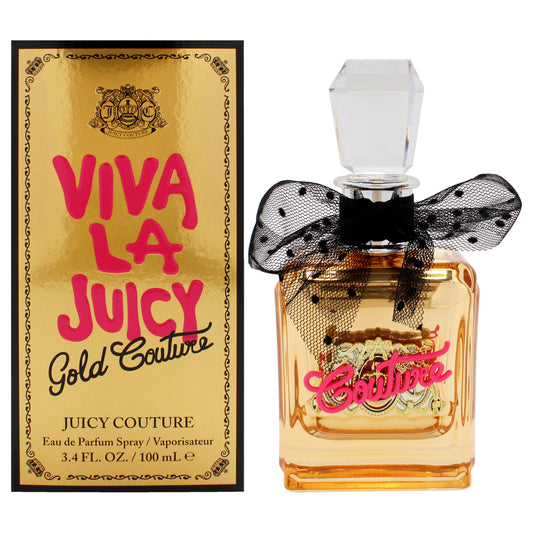 Viva La Juicy Gold Couture by Juicy Couture for Women - 3.4 oz EDP Spray
