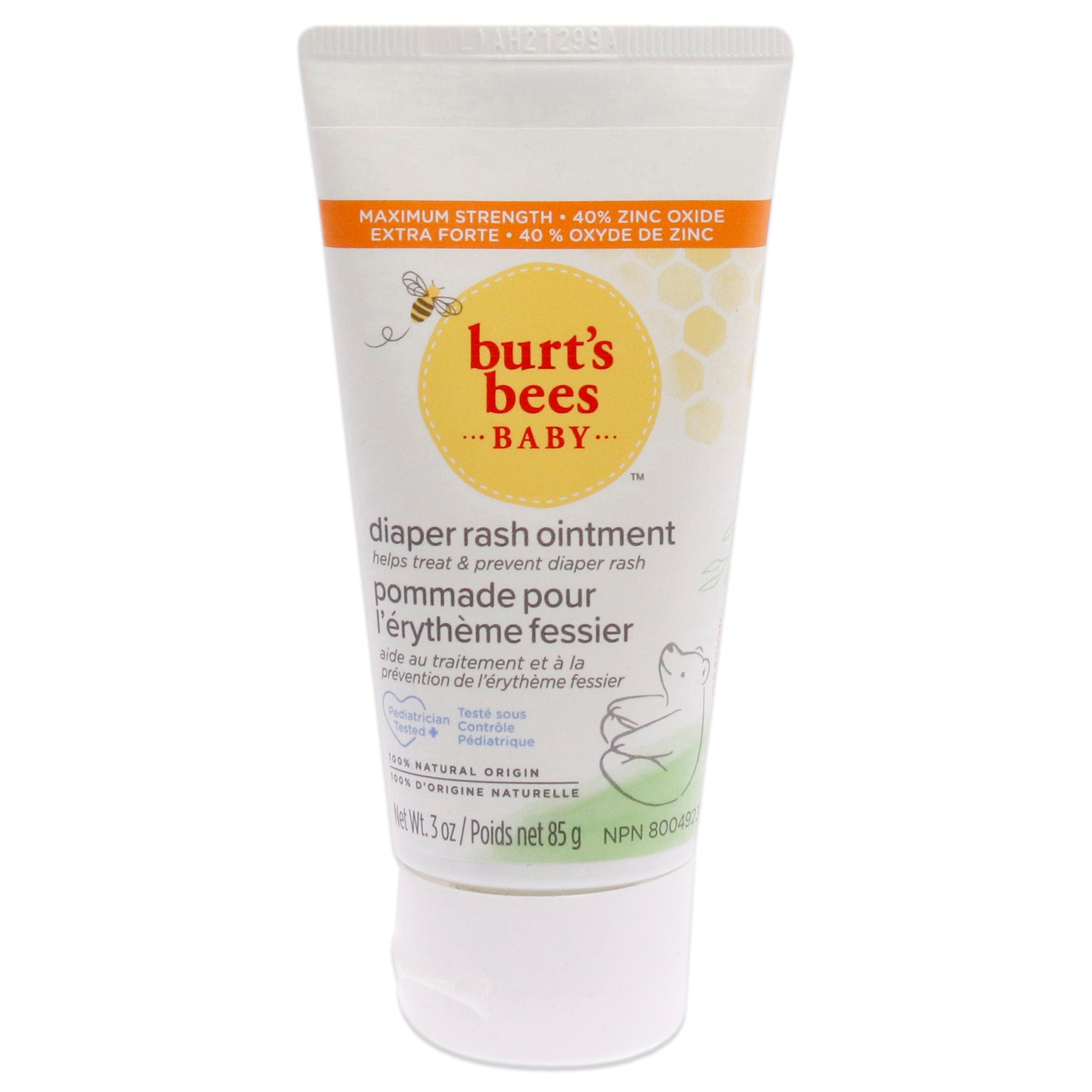 Baby Bee Diaper Rash Ointment by Burts Bees for Kids - 3 oz Treatment
