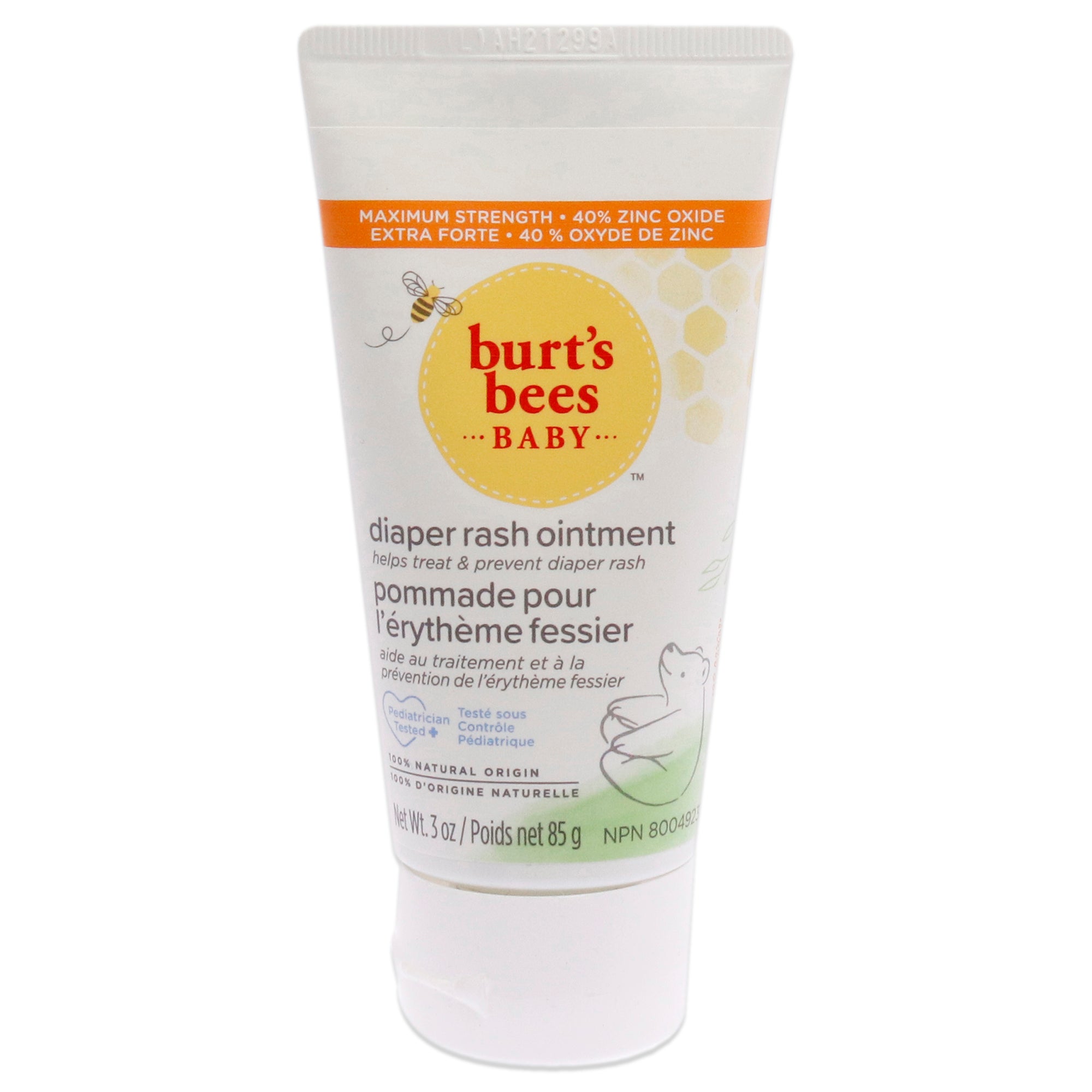 Baby Bee Diaper Rash Ointment by Burts Bees for Kids - 3 oz Treatment