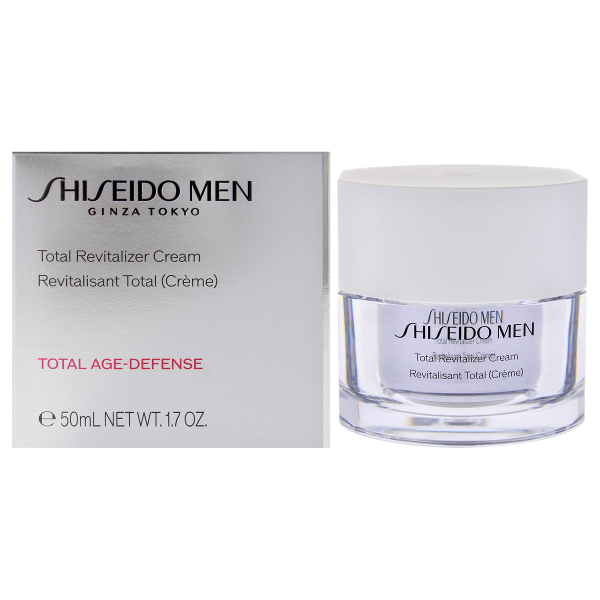 Total Revitalizer Cream by Shiseido for Men - 1.7 oz Cream