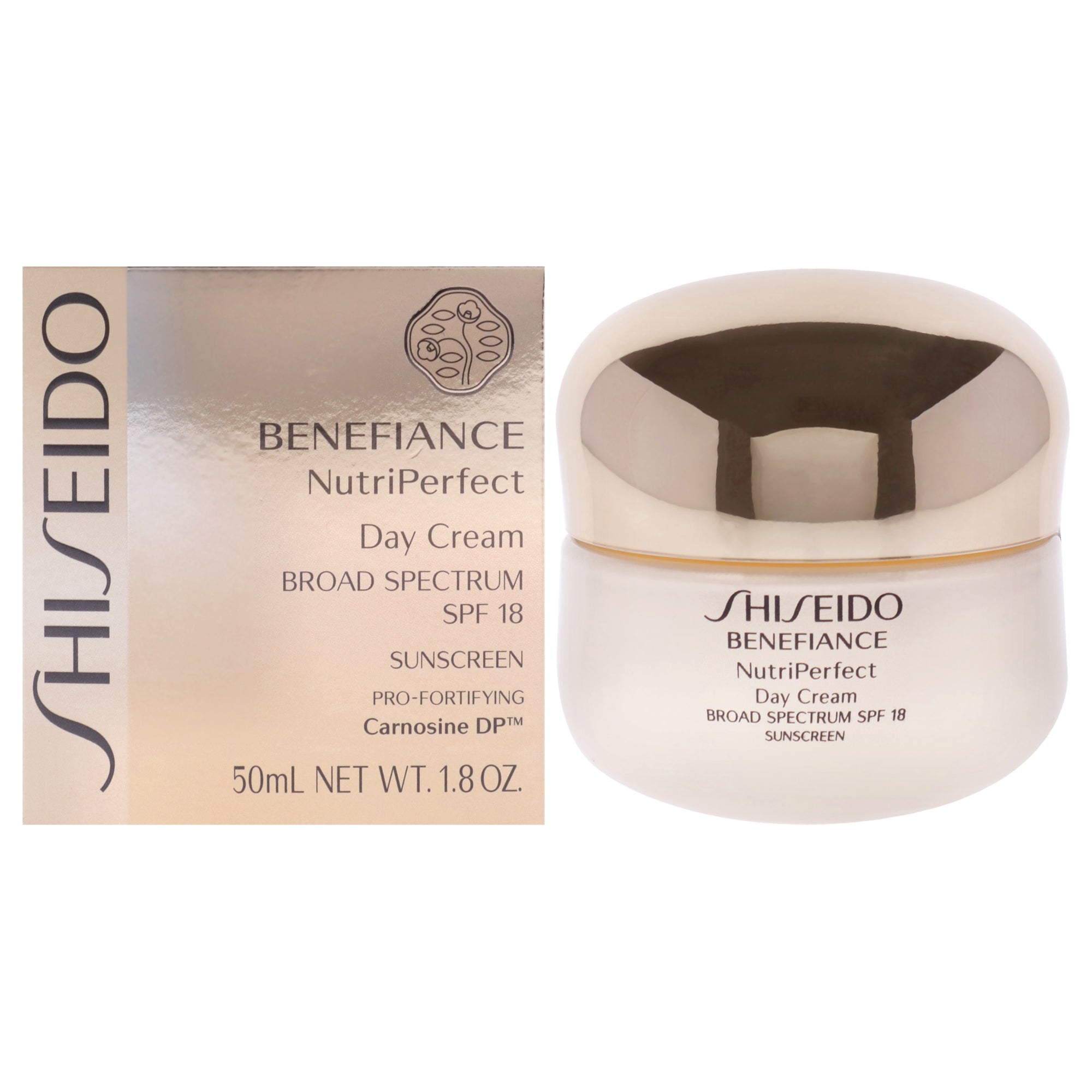 Benefiance NutriPerfect Day Cream SPF 18 by Shiseido for Unisex - 1.8 oz Cream