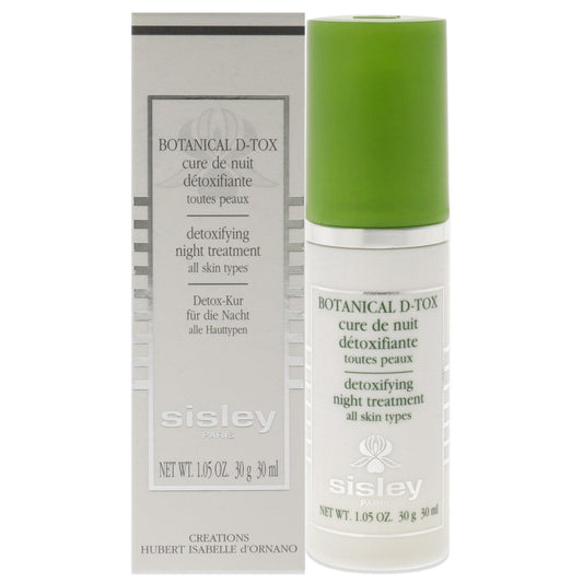 Botanical D-Tox Detoxifying Night Treatment by Sisley for Unisex - 1.05 oz Treatment