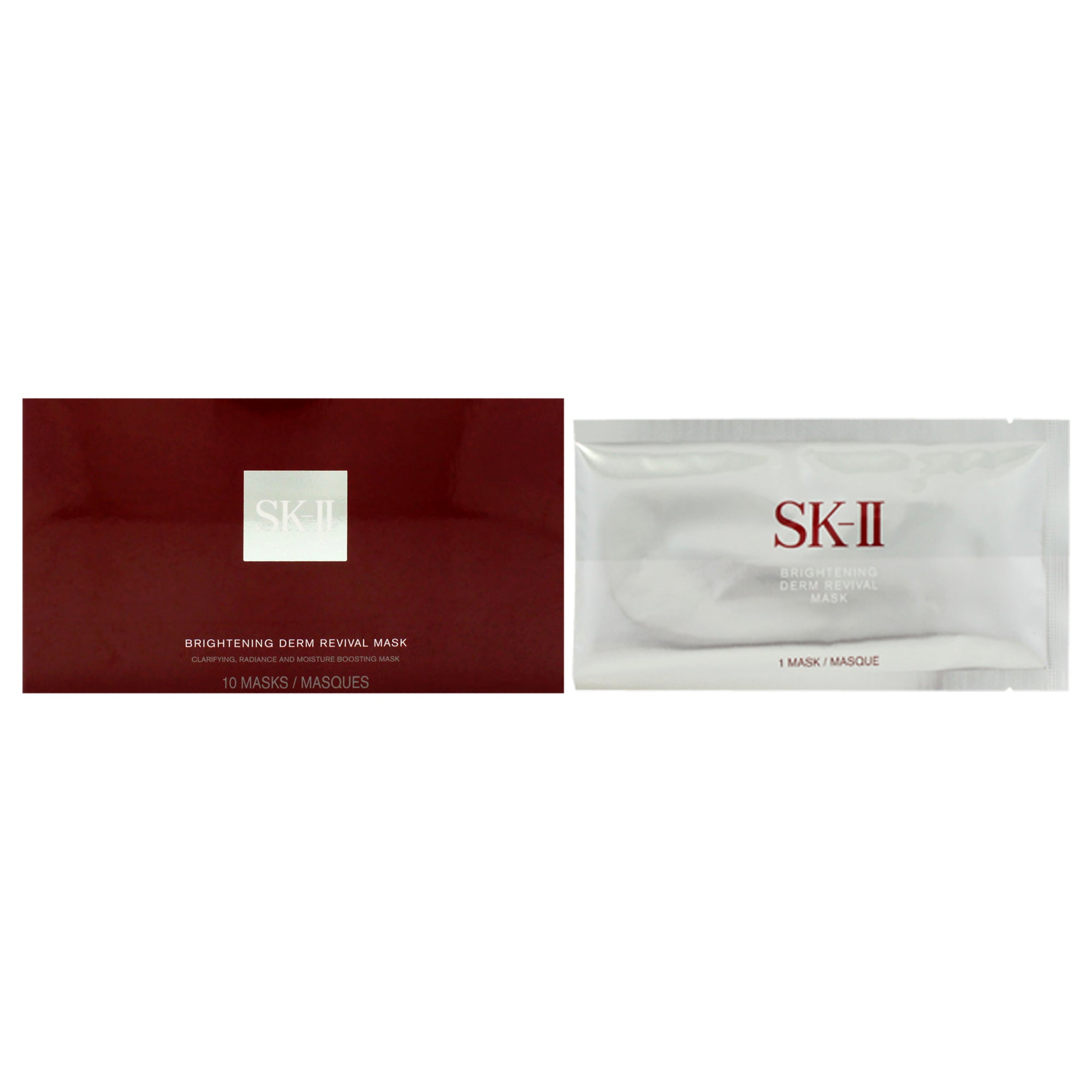 Brightening Derm Revival Mask by SK-II for Unisex - 10 Pc Mask