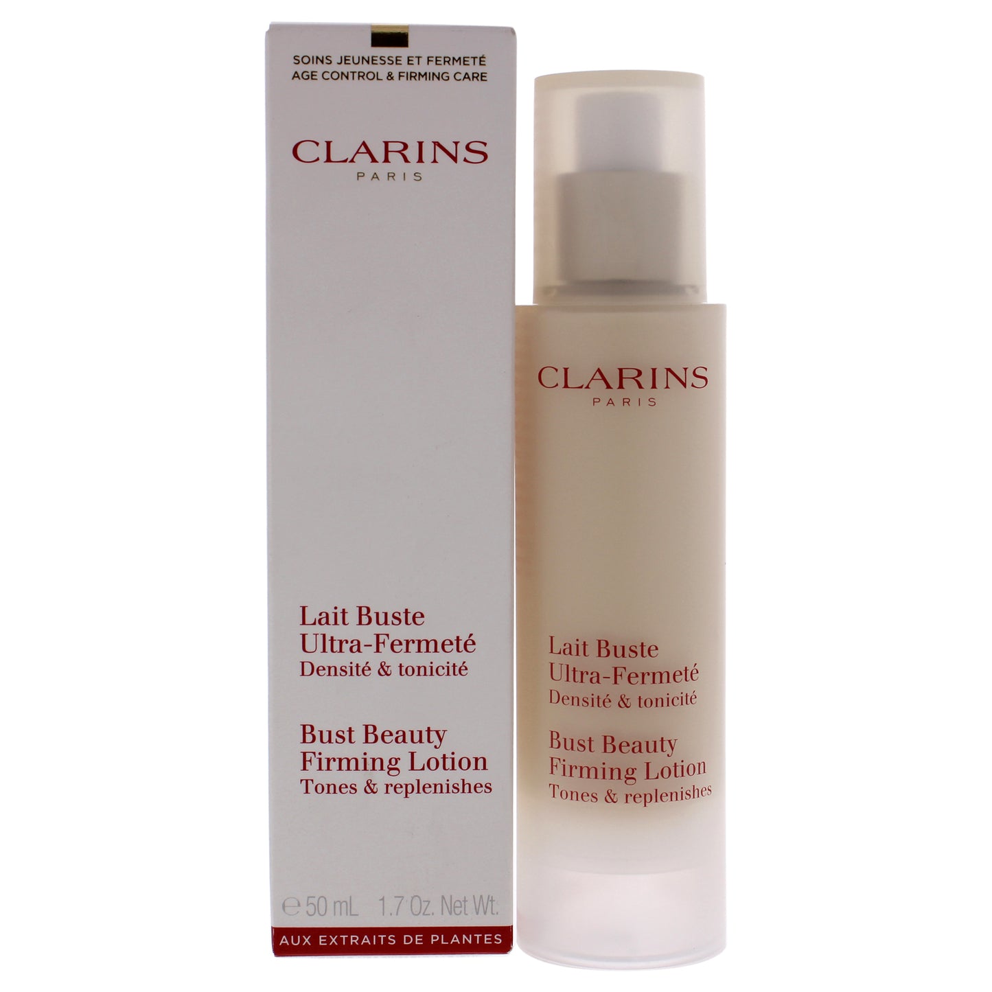 Bust Beauty Firming Lotion by Clarins for Unisex - 1.7 oz Lotion