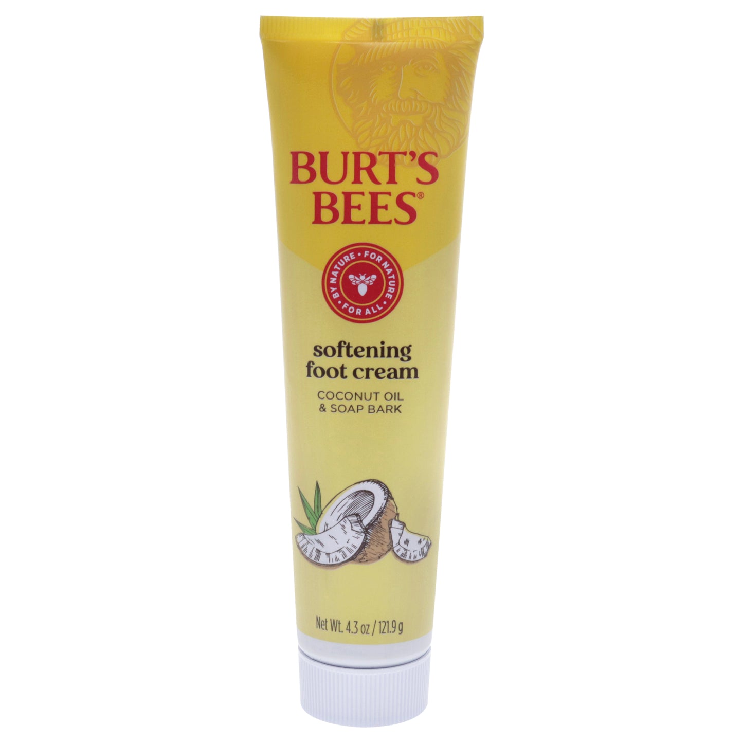 Softening Foot Cream - Coconut by Burts Bees for Unisex - 4.3 oz Cream