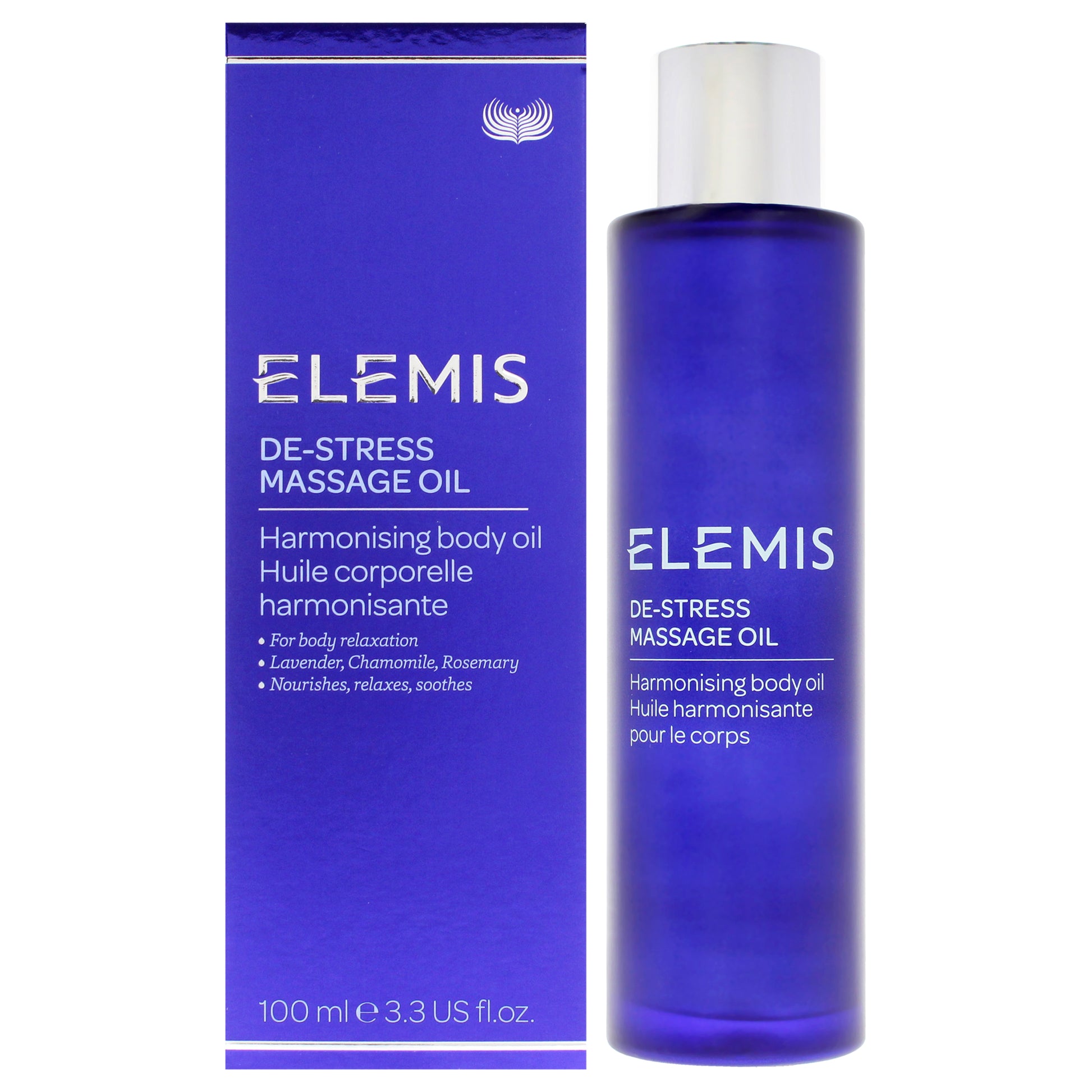 De-Stress Massage Oil by Elemis for Unisex - 3.3 oz Oil