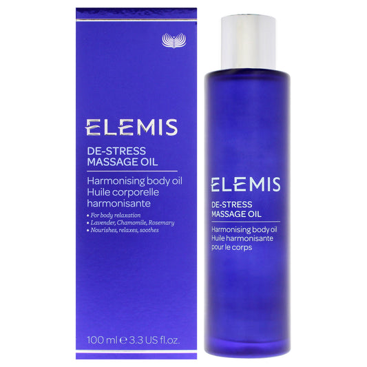 De-Stress Massage Oil by Elemis for Unisex - 3.3 oz Oil