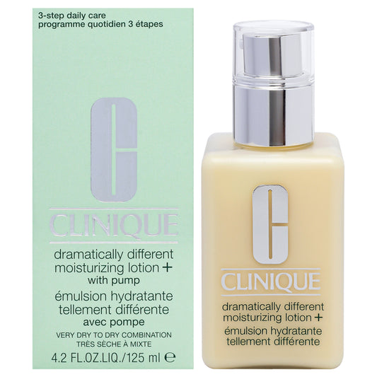 Dramatically Different Moisturizing Lotion Plus - Very Dry To Dry Combination Skin by Clinique for Unisex - 4.2 oz Moisturizer