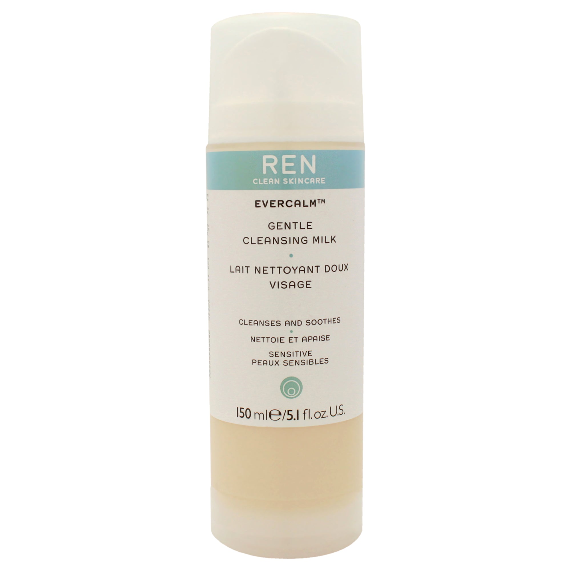 Evercalm Gentle Cleansing Milk by REN for Unisex - 5.1 oz Cleanser