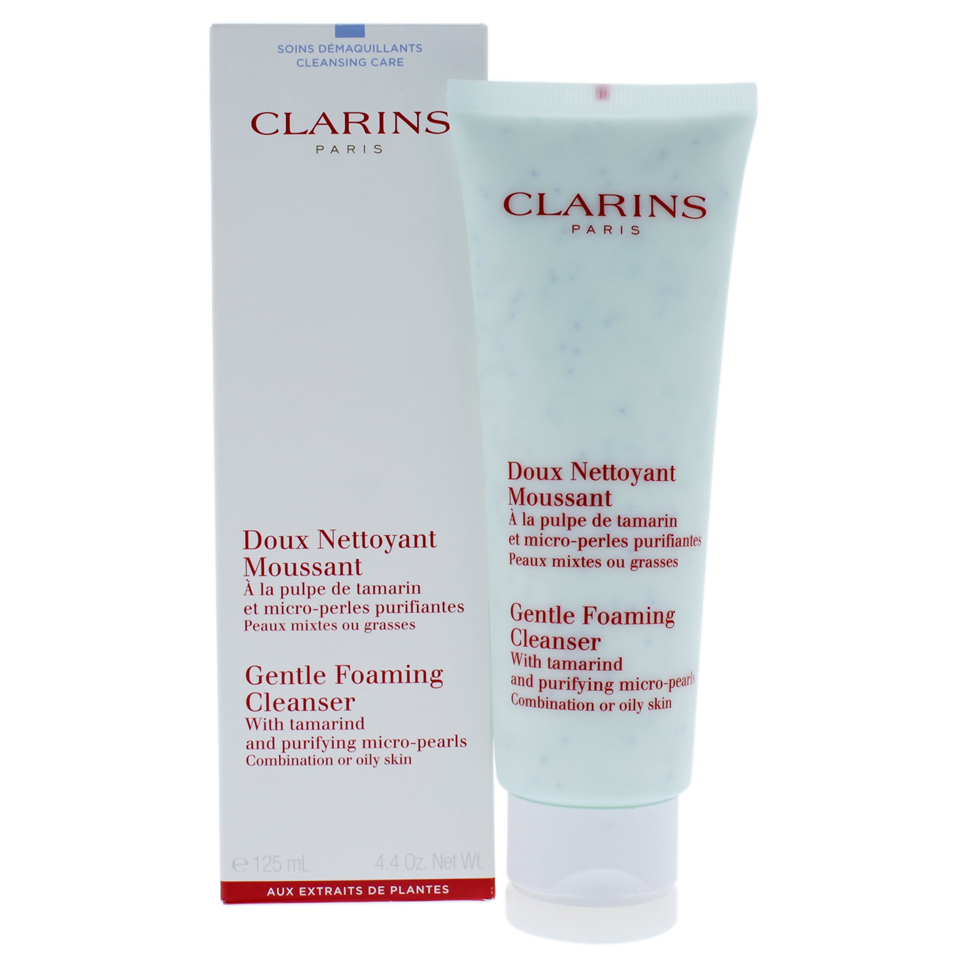 Gentle Foaming Cleanser by Clarins for Unisex - 4.4 oz Foam